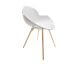 infiniti »COOKIE« Wooden Legs Design-Stuhl
