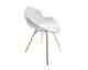 infiniti »COOKIE« Wooden Legs Design-Stuhl