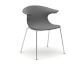 infiniti »LOOP« 4 Legs gepolstert Designer-Stuhl