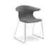 infiniti LOOP Sled gepolster Designer-Stuhl