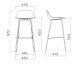 infiniti »PURE LOOP« Mini Design-Barhocker