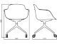 infiniti »SICLA« Swivel Designer-Drehstuhl