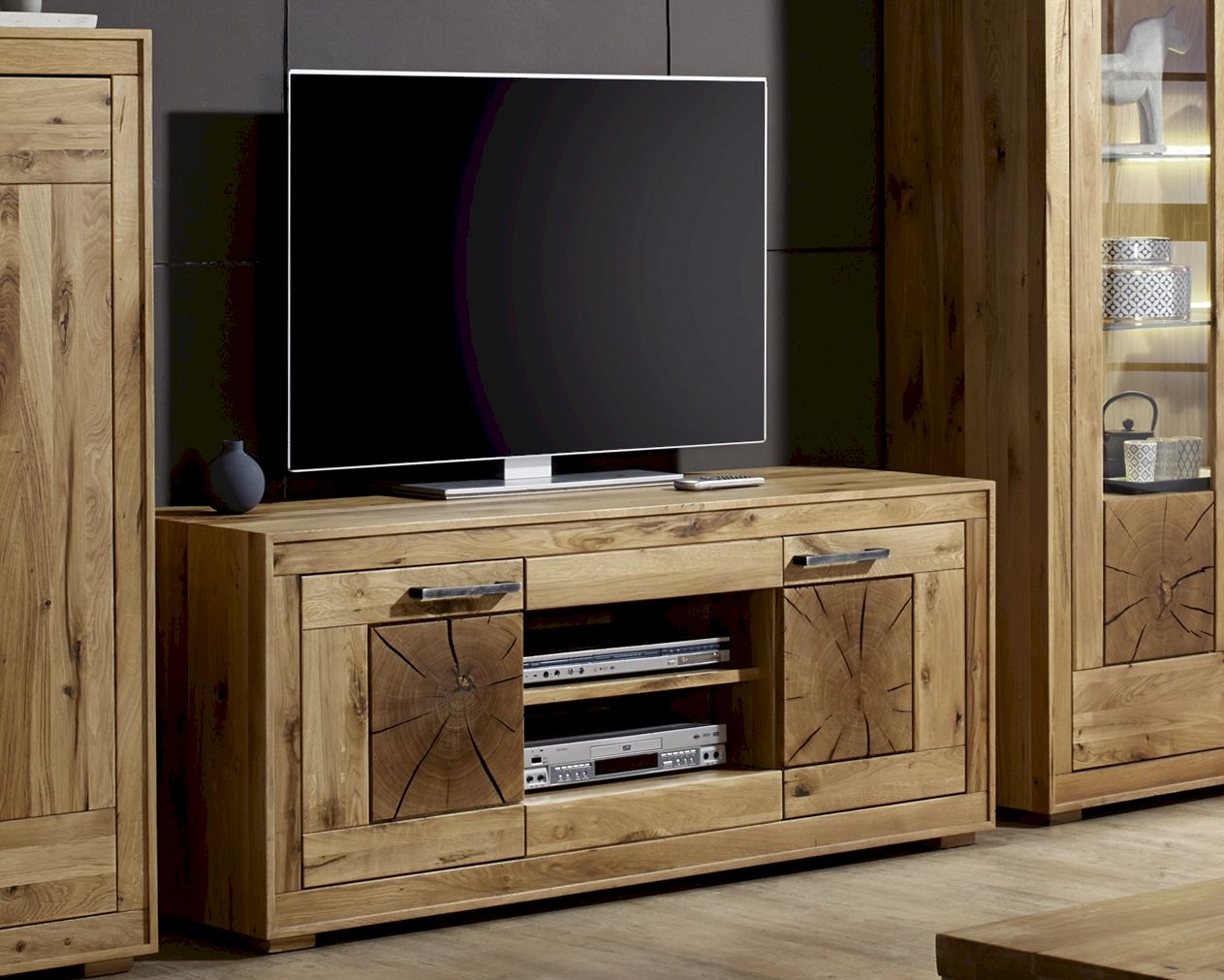 3S Frankenmöbel »Albero« Massivholz TV-Element WZ-0315 / Kernbuche / TV-Element I / 130 cm