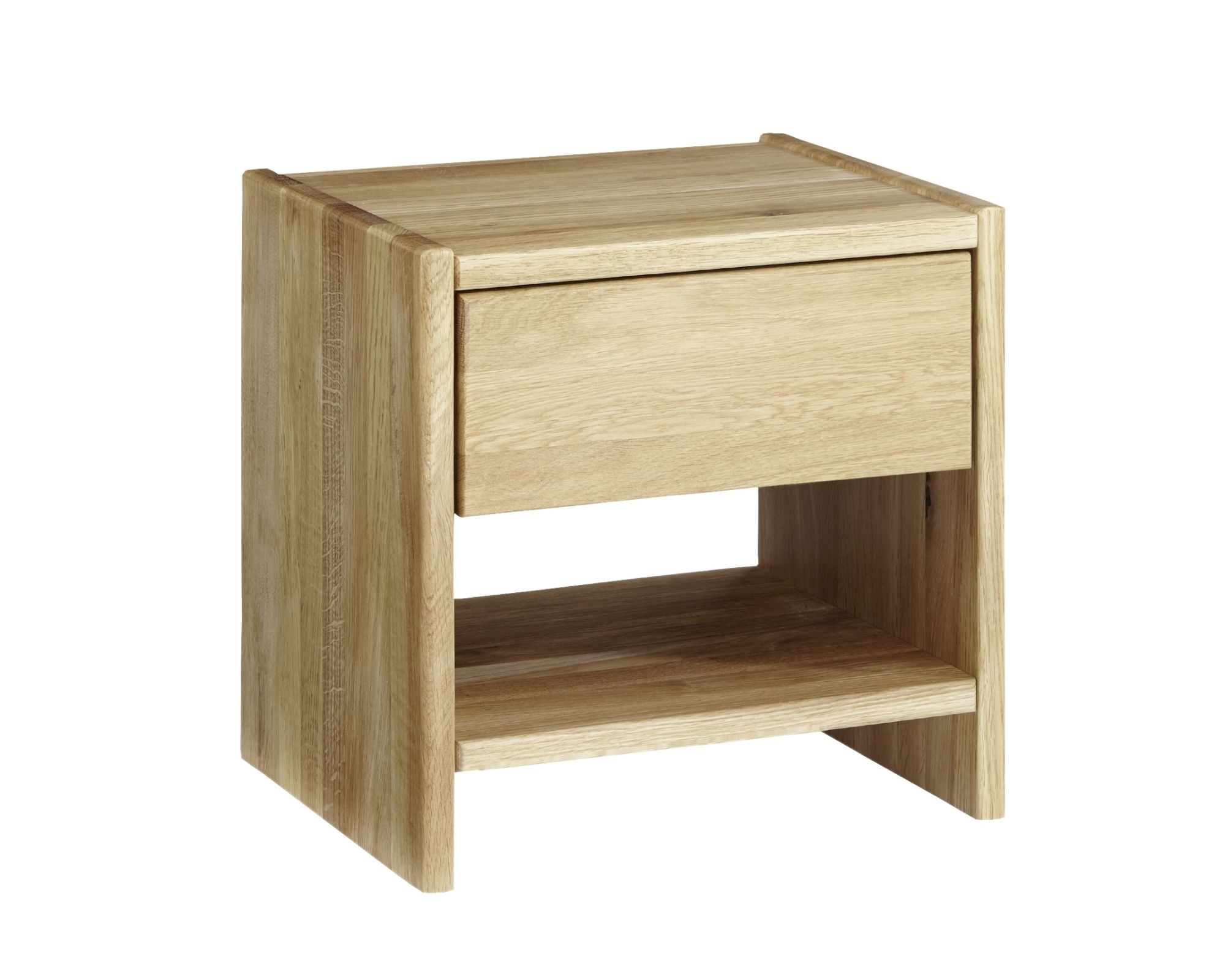 3S Frankenmöbel »Campino« Massivholz Nachttisch Wildeiche geölt / 40x40x33 cm