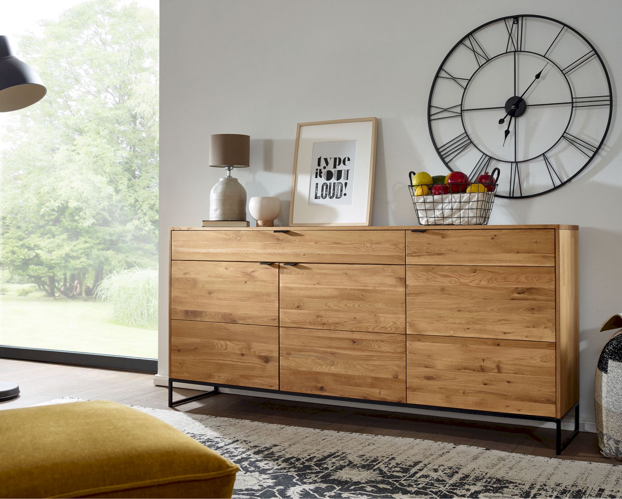 3S Frankenmöbel »Solo« Massivholz Sideboard I – erhältlich in 1 Größen