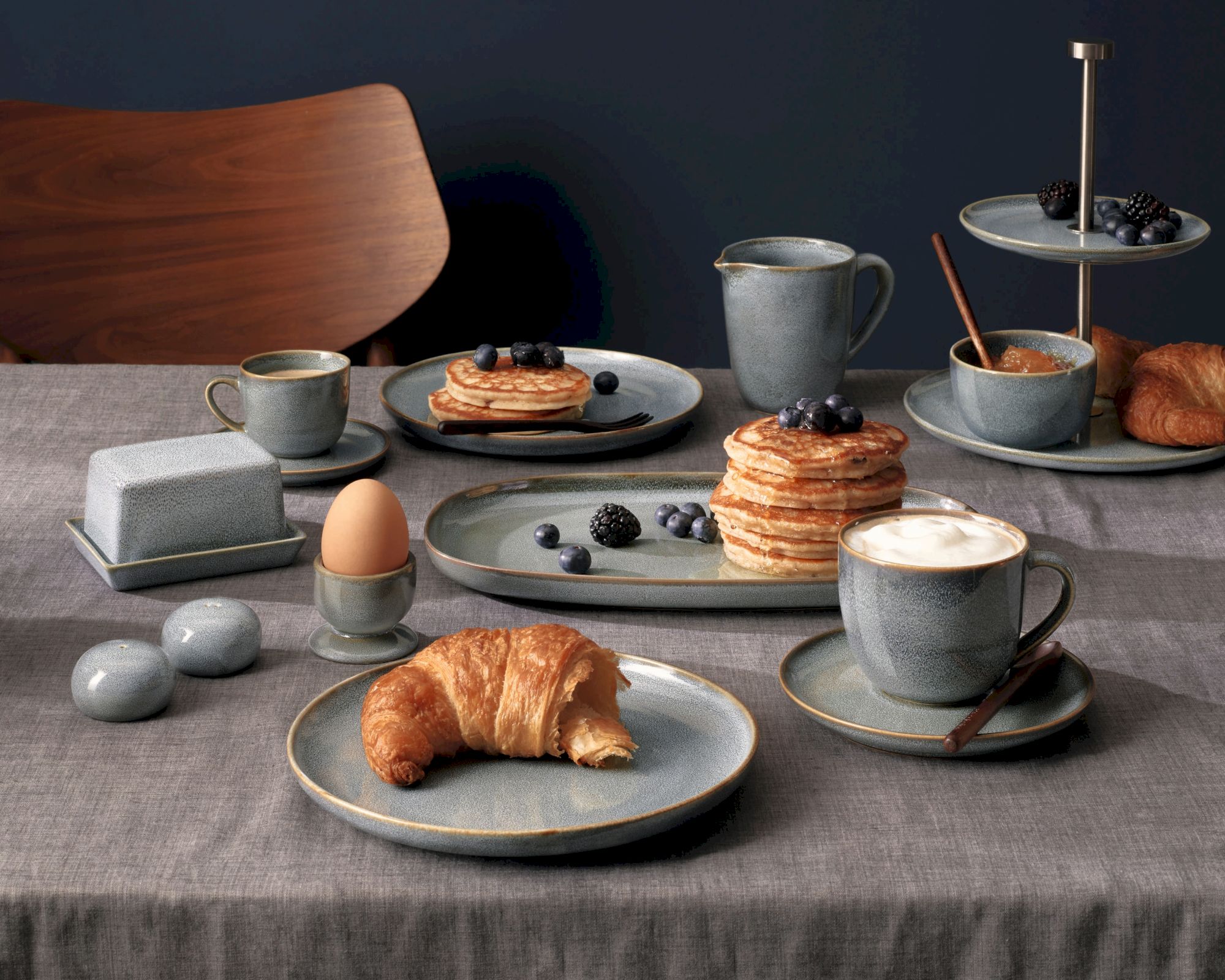 ASA Selection »Saisons« Tischservice denim Pastateller
