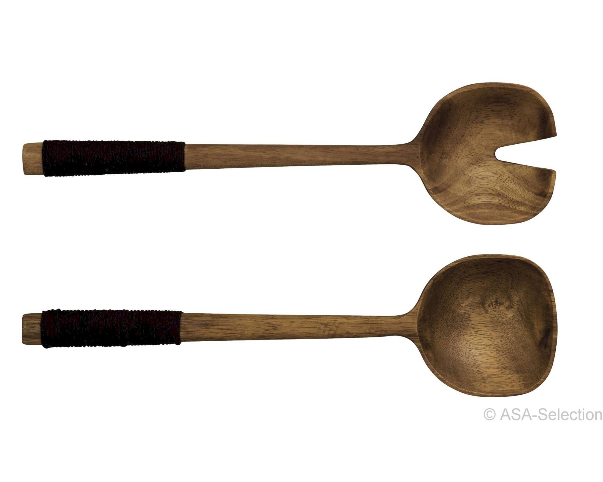ASA Selection »Wood« Salatbesteck mit Nylongriff 30x7 cm