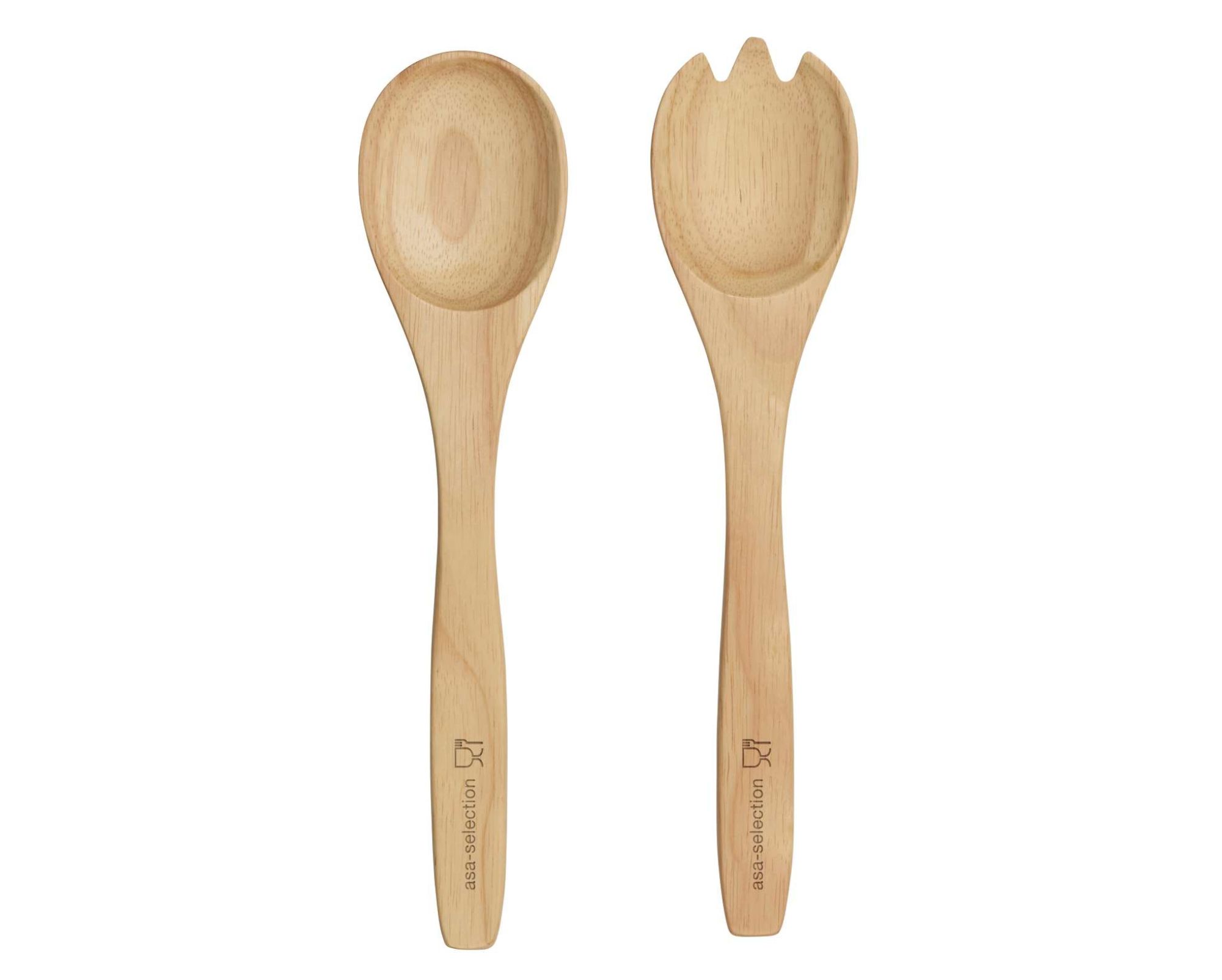 ASA Selection »Wood« Salatbesteck natur 30x7 cm