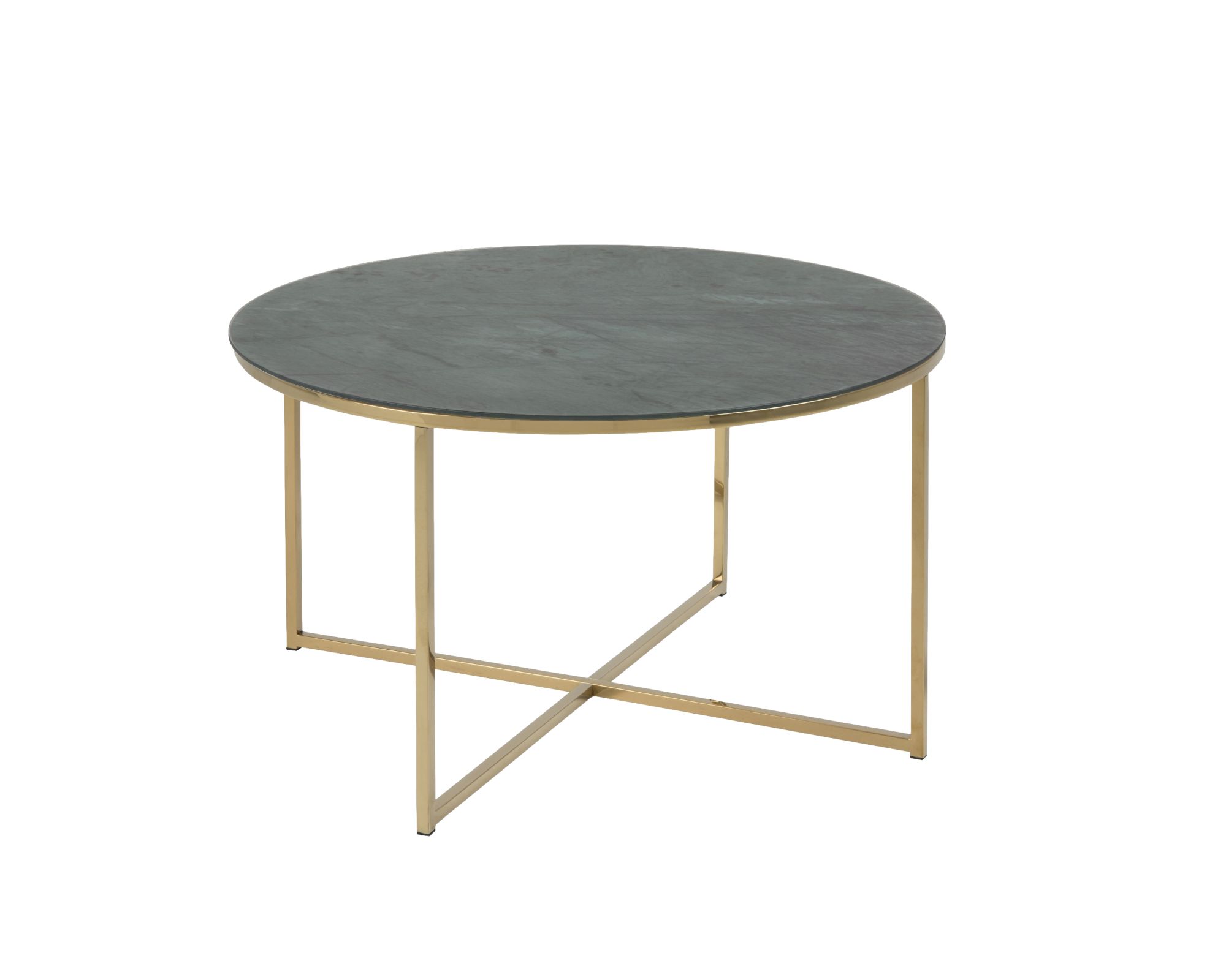 Actona »Alisma« Couchtisch rund grün Ø 80 cm