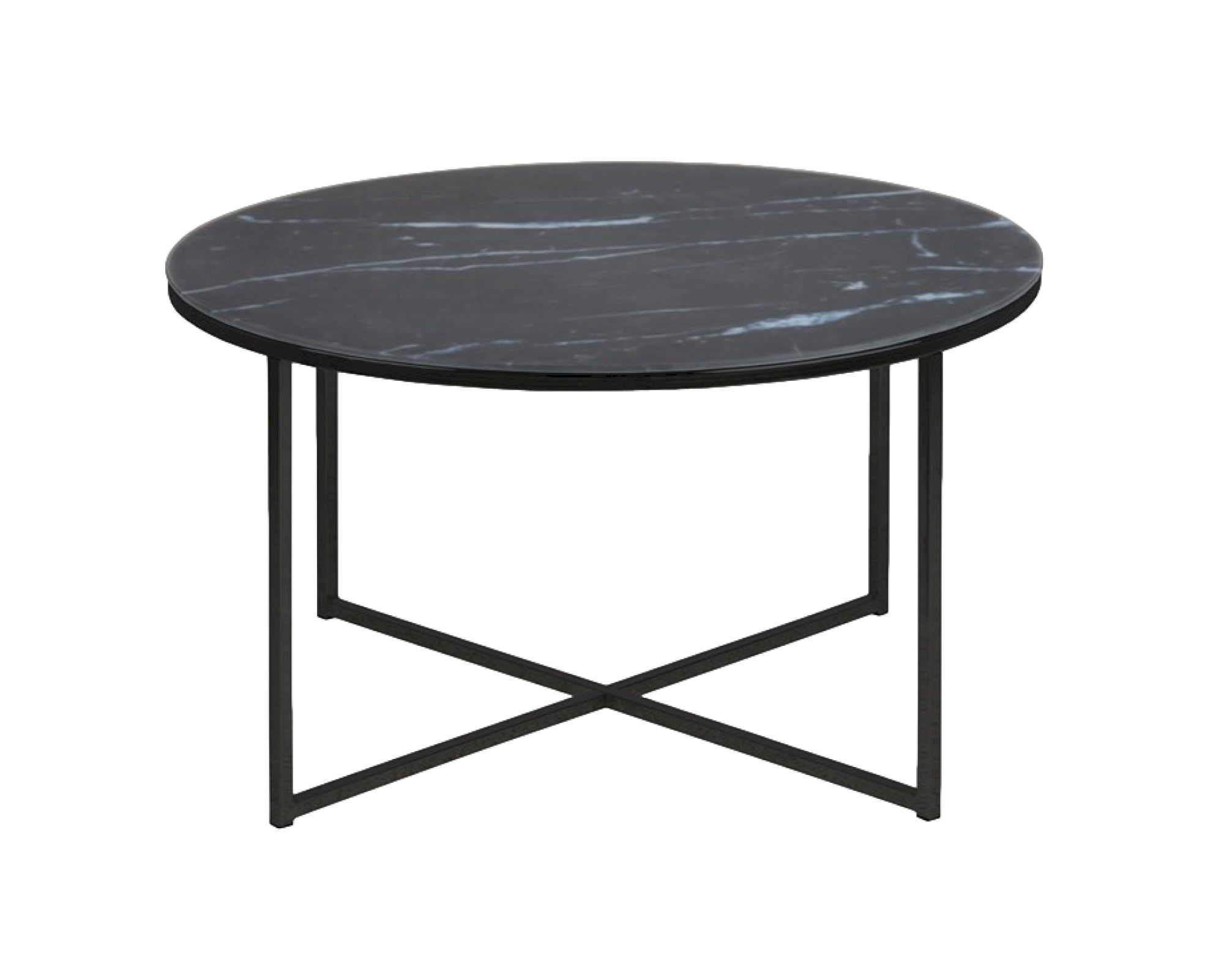 Actona »Alisma« Couchtisch rund schwarz Ø 80 cm