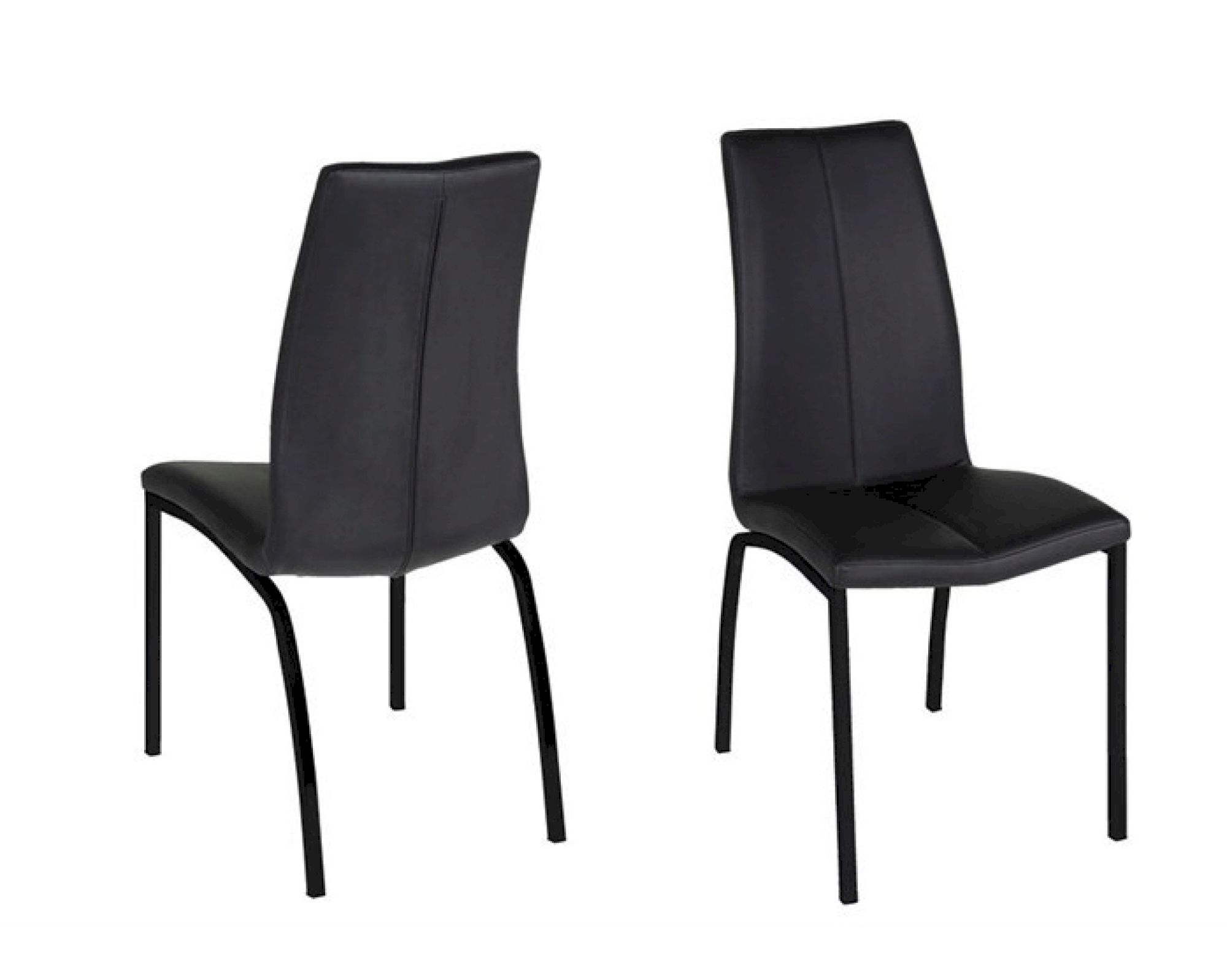 Actona »Asama« Esszimmerstuhl Lederlook Metall 43,5x95x57 cm