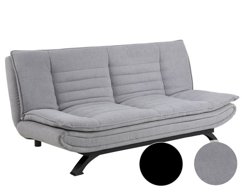 Actona »Faith« Bettcouch 196x98x91 cm / hellgrau Stoff