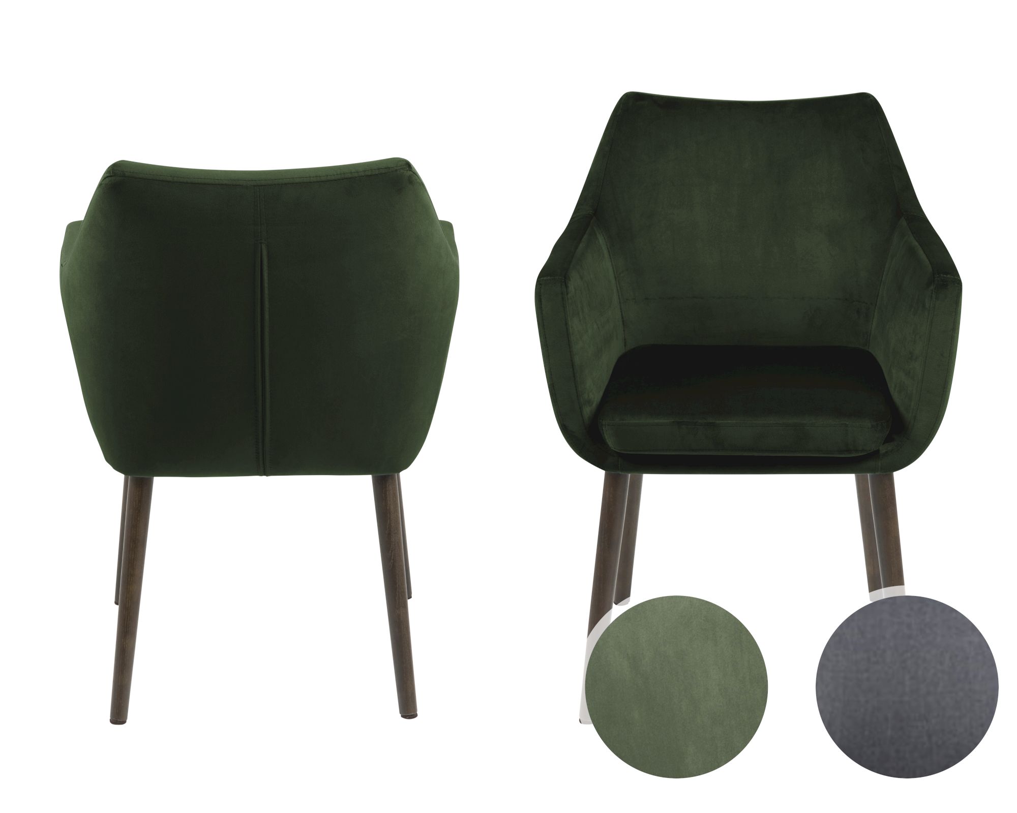 Actona »Nora« Armstuhl I 58x84x58 cm / forest green