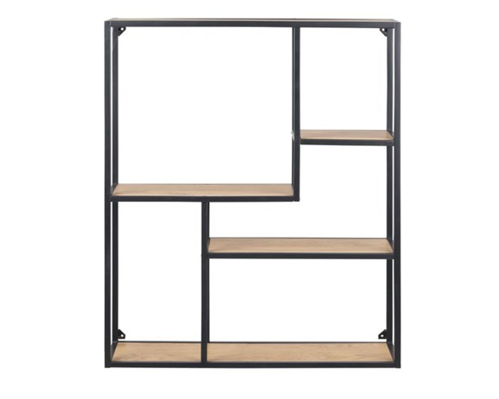 Actona »Seaford« Bücherregal Wand Wildeiche 75x91x20 cm