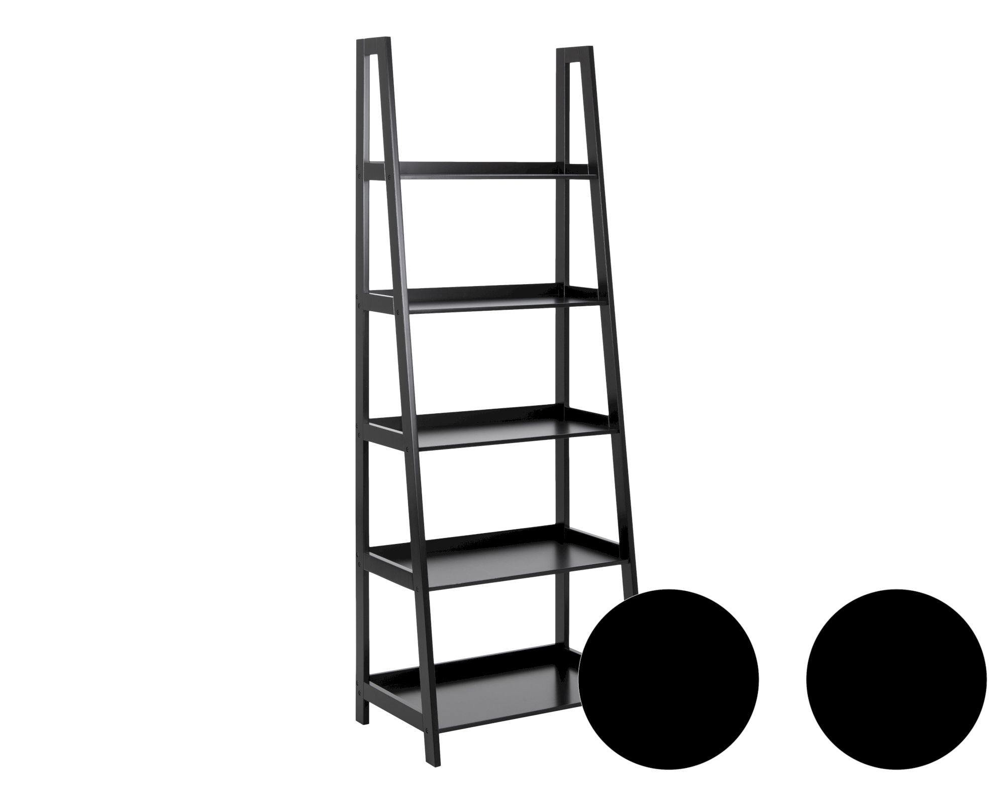 Actona »Wally« Bücherregal 180 cm / schwarz
