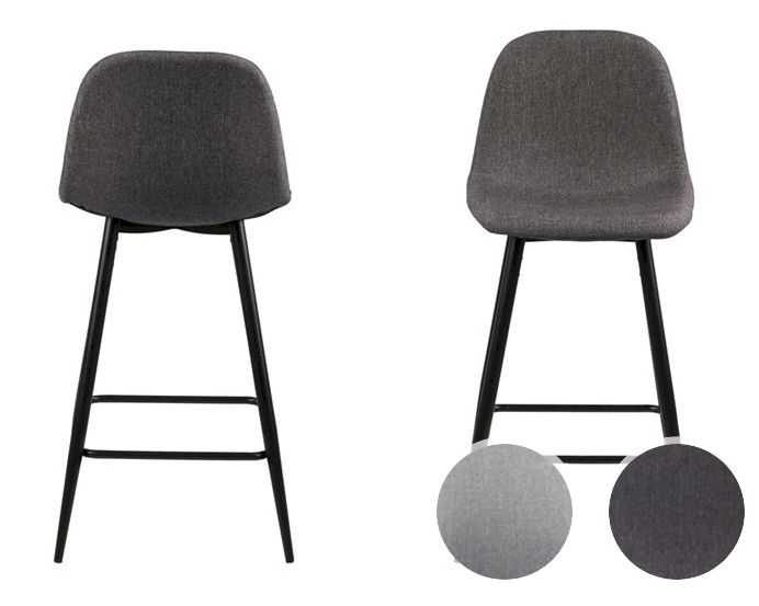 Actona »Wilma« Counterstuhl 44x91x48 cm / hellgrau