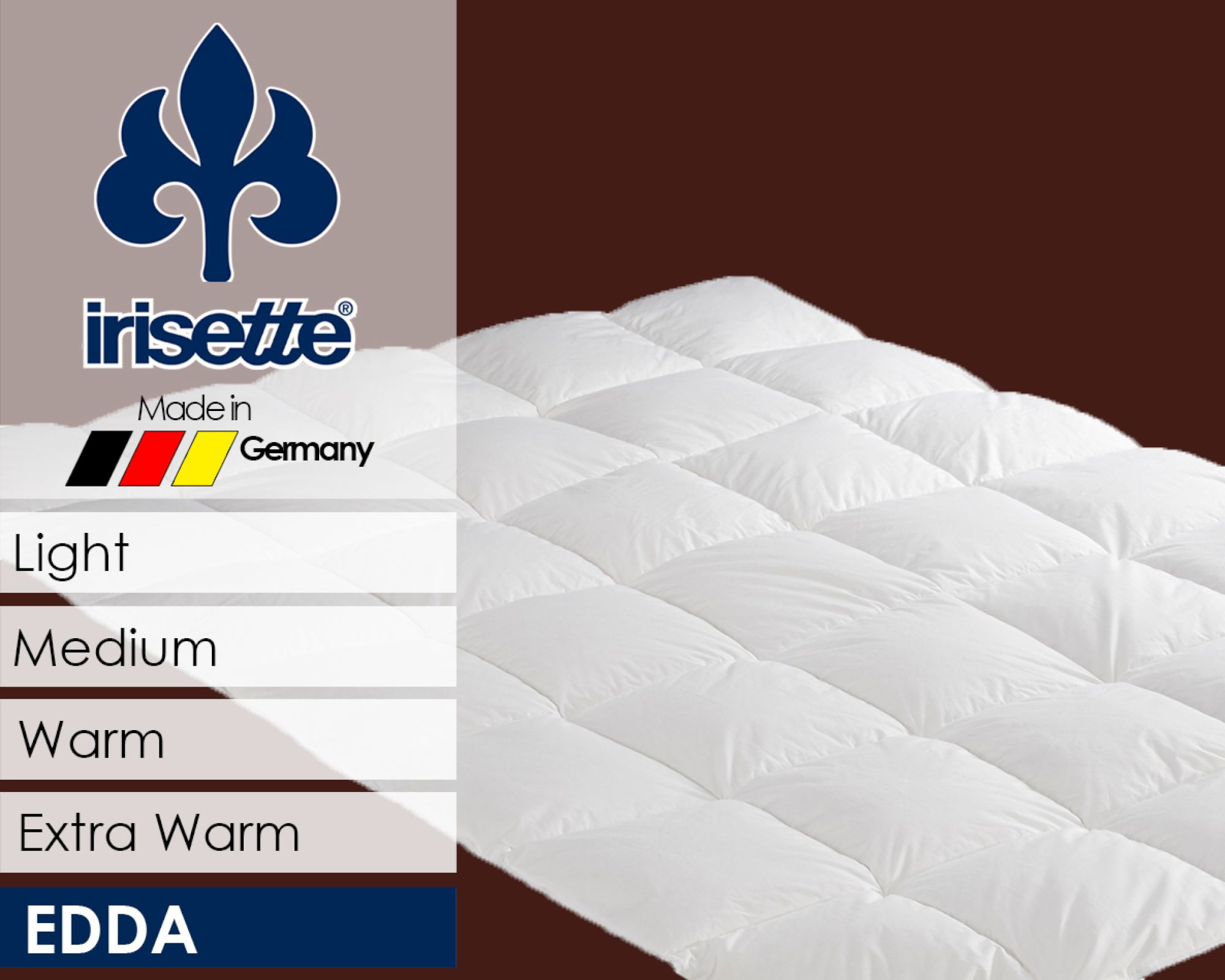 Badenia »Irisette Edda« Daunendecke warm / 135x200 cm / 740g