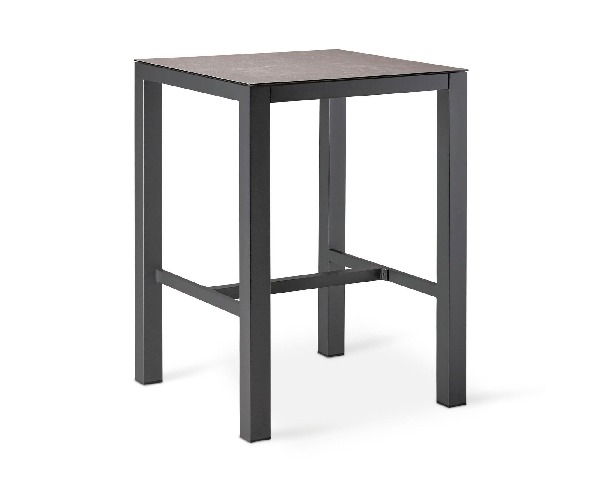 Best »Rhodos« Bartisch anthrazit 80x109,5x80 cm