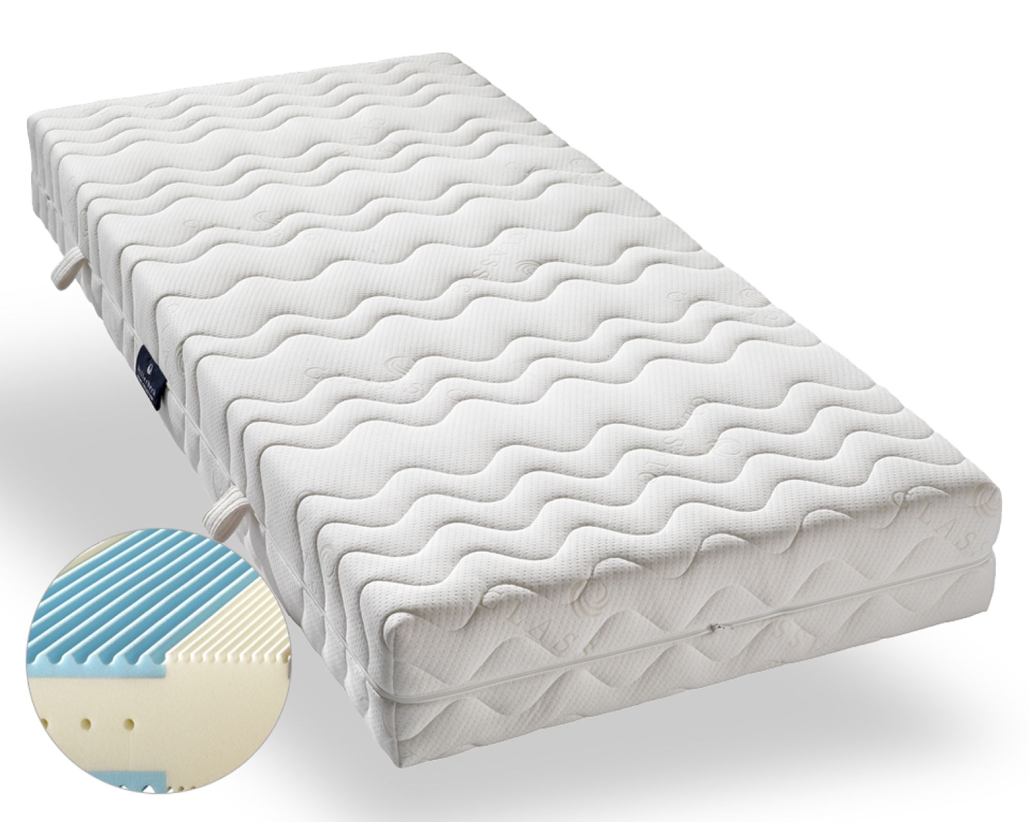 Billerbeck 7-Zonen Airtec »Comfort« Classic Komfortschaum Matratzen 120x200 cm H2