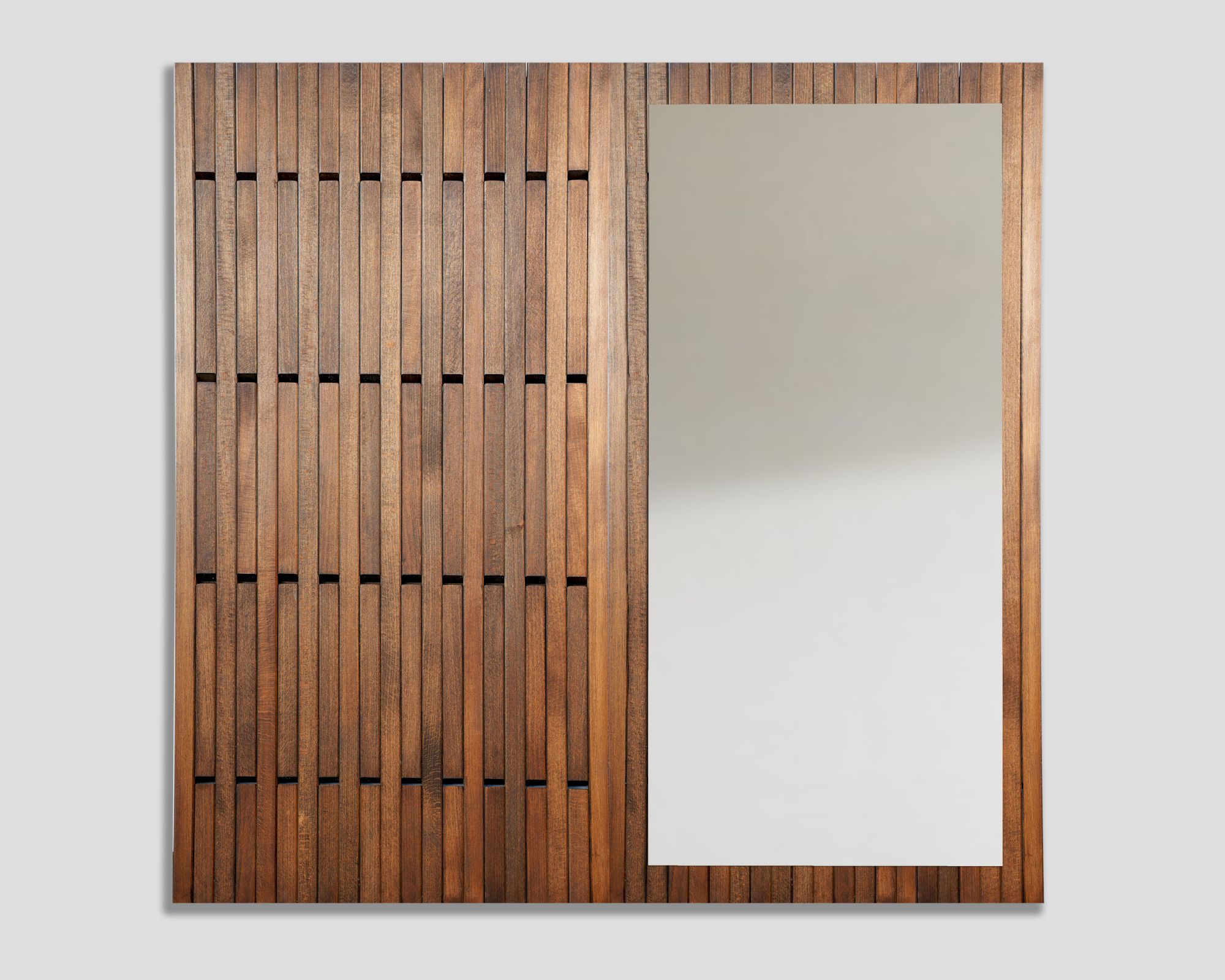 BlackWood »Piaforte« Massivholz Design-Garderobe Nussbaum Garderobe / Nussbaumfarbig gebeizt / 62,5 cm