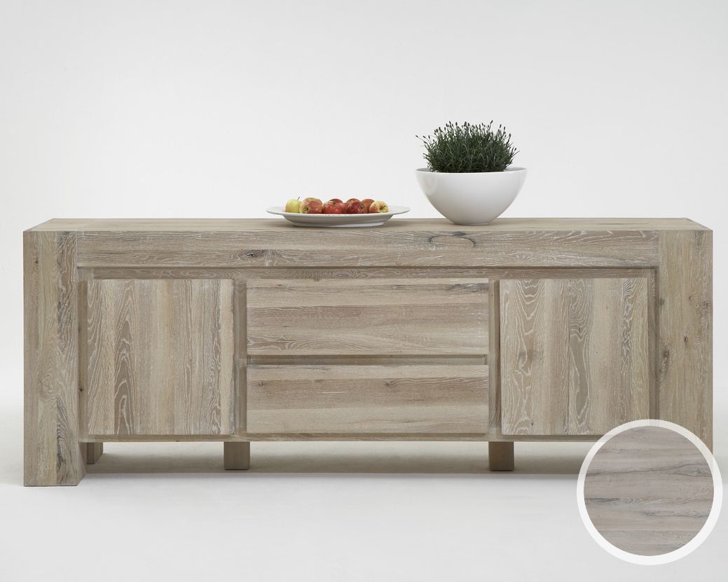 Bodahl »Boston« Anrichte Rustic Oak 235x50x80 cm / white wash