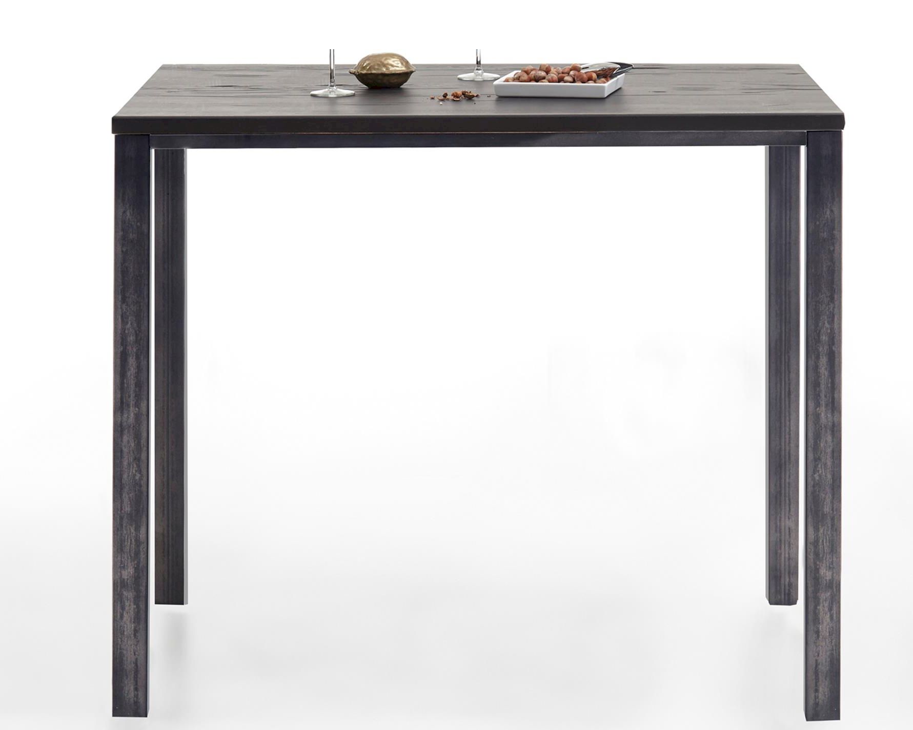 Bodahl »Cannes« Bar- & Küchentisch Rustic Oak 80x140x105 cm / mocca black