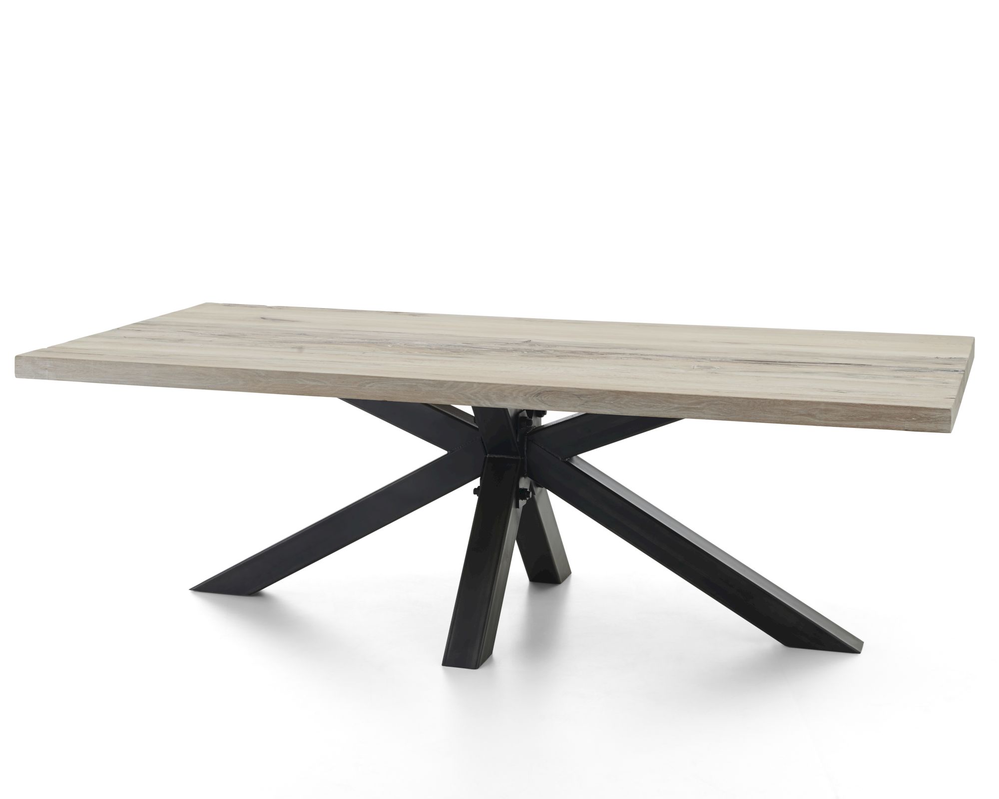 Bodahl Concept4You »Chicago« Massivholz Esstisch Rustic Oak Gerade Kante 280 cm / 100 cm / shadow