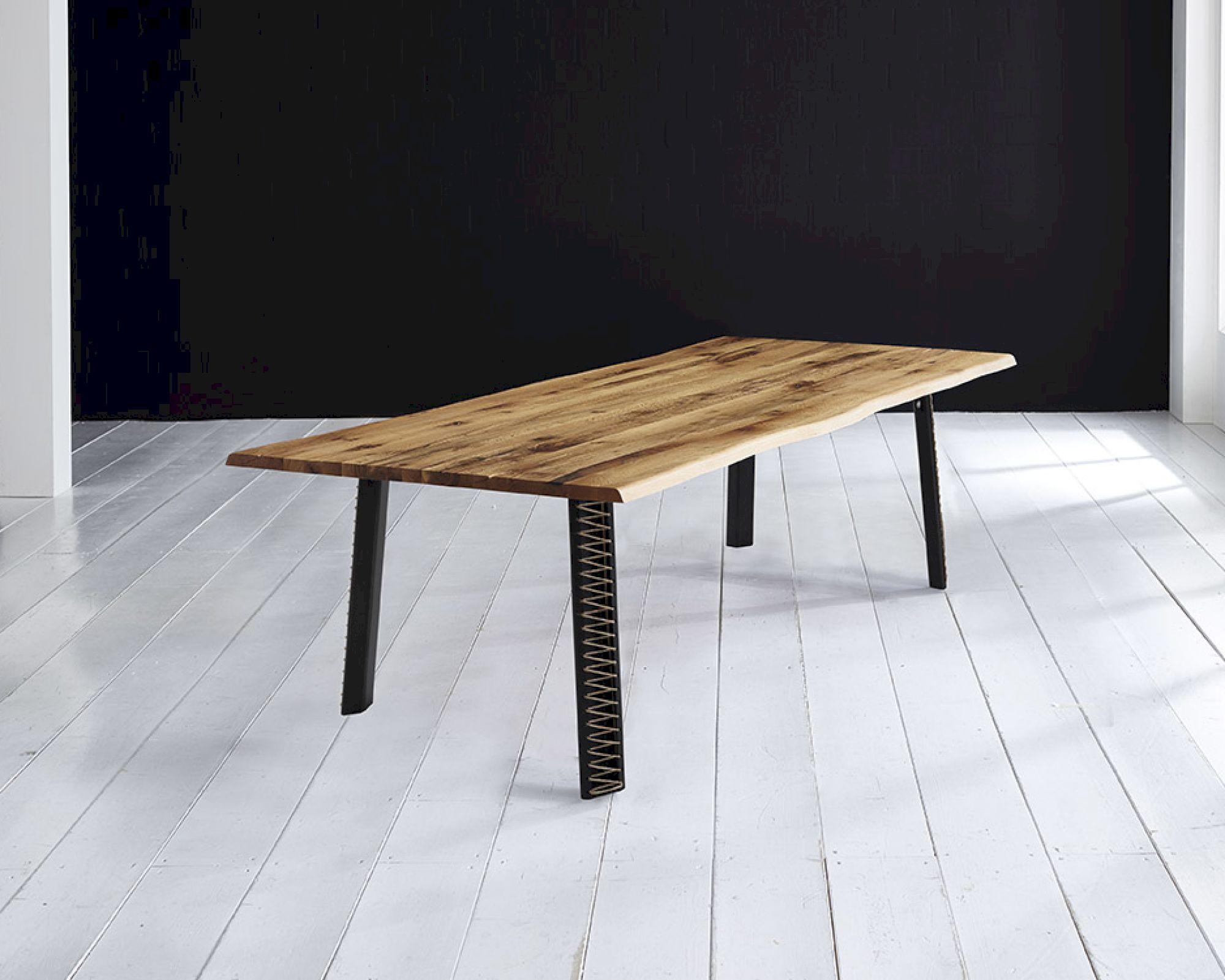 Bodahl Concept4You »String« Eisen Tischgestell Rustic Oak 73 cm höhe / schwarz
