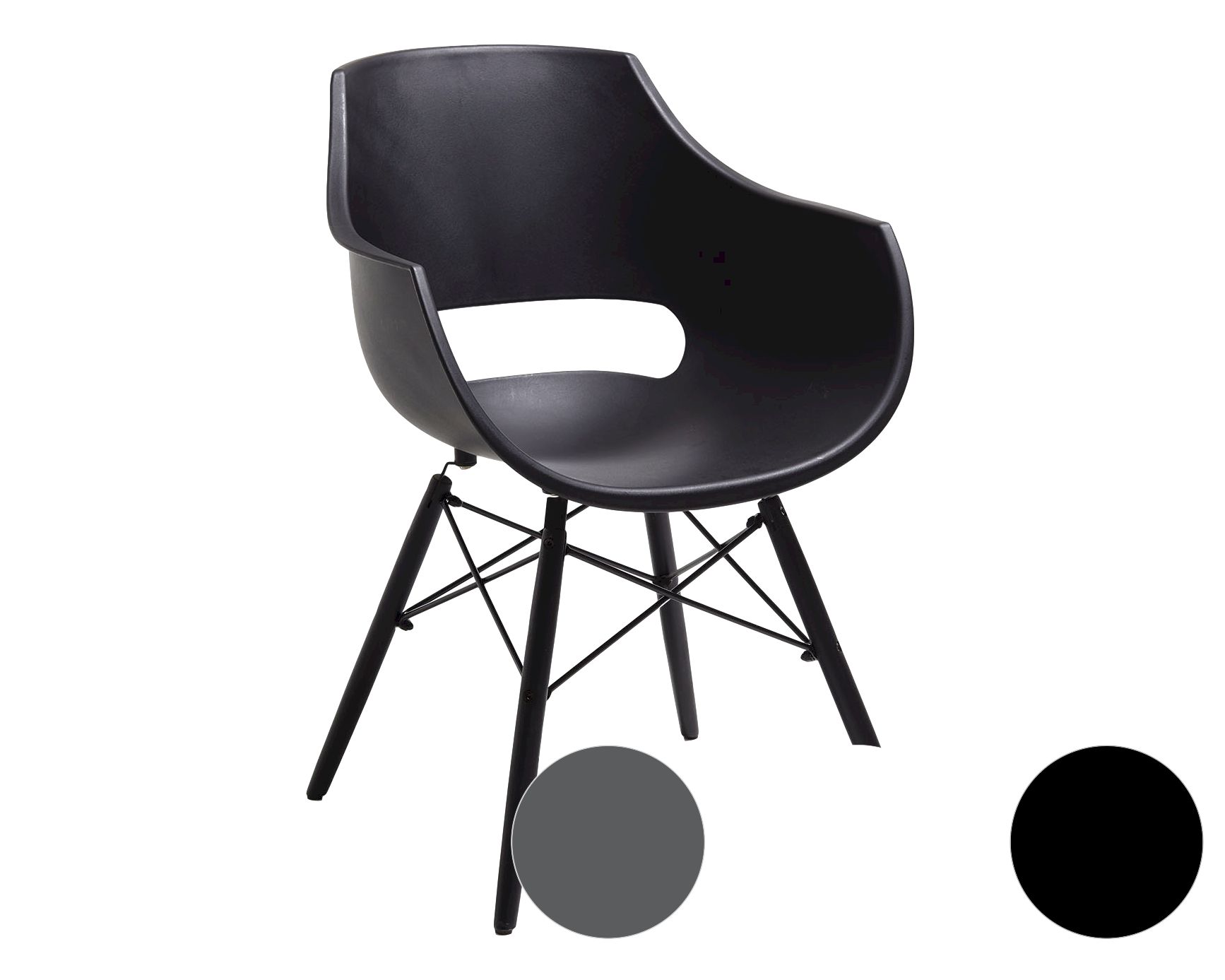 Bodahl »Jazz« Designerstuhl schwarz