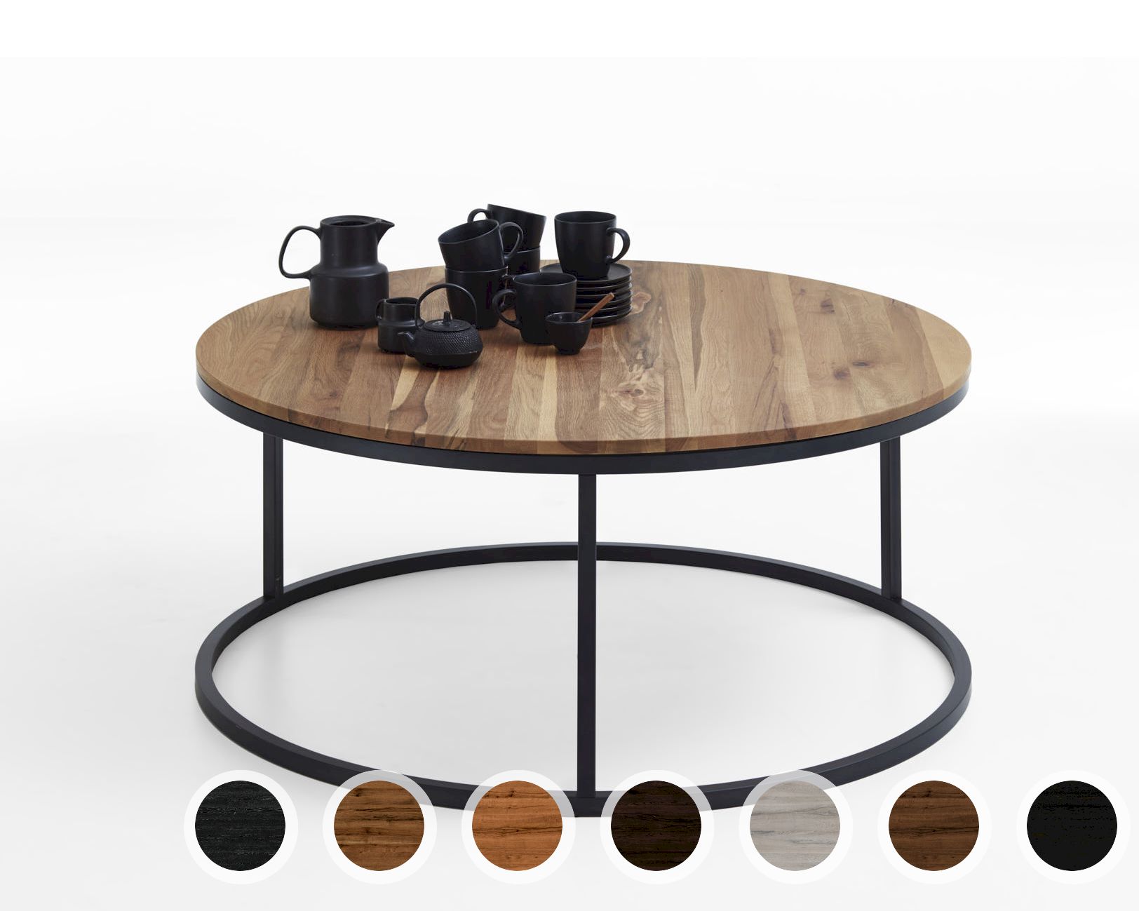 Bodahl »Nobel« runder Couchtisch Rustic Oak Ø 120 cm / Eiche shadow