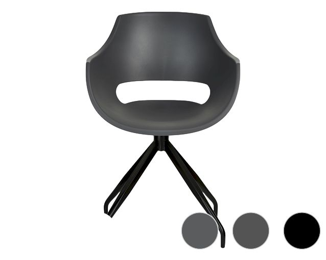 Bodahl »Reggae« Designerstuhl 110 Kunststoff schwarz