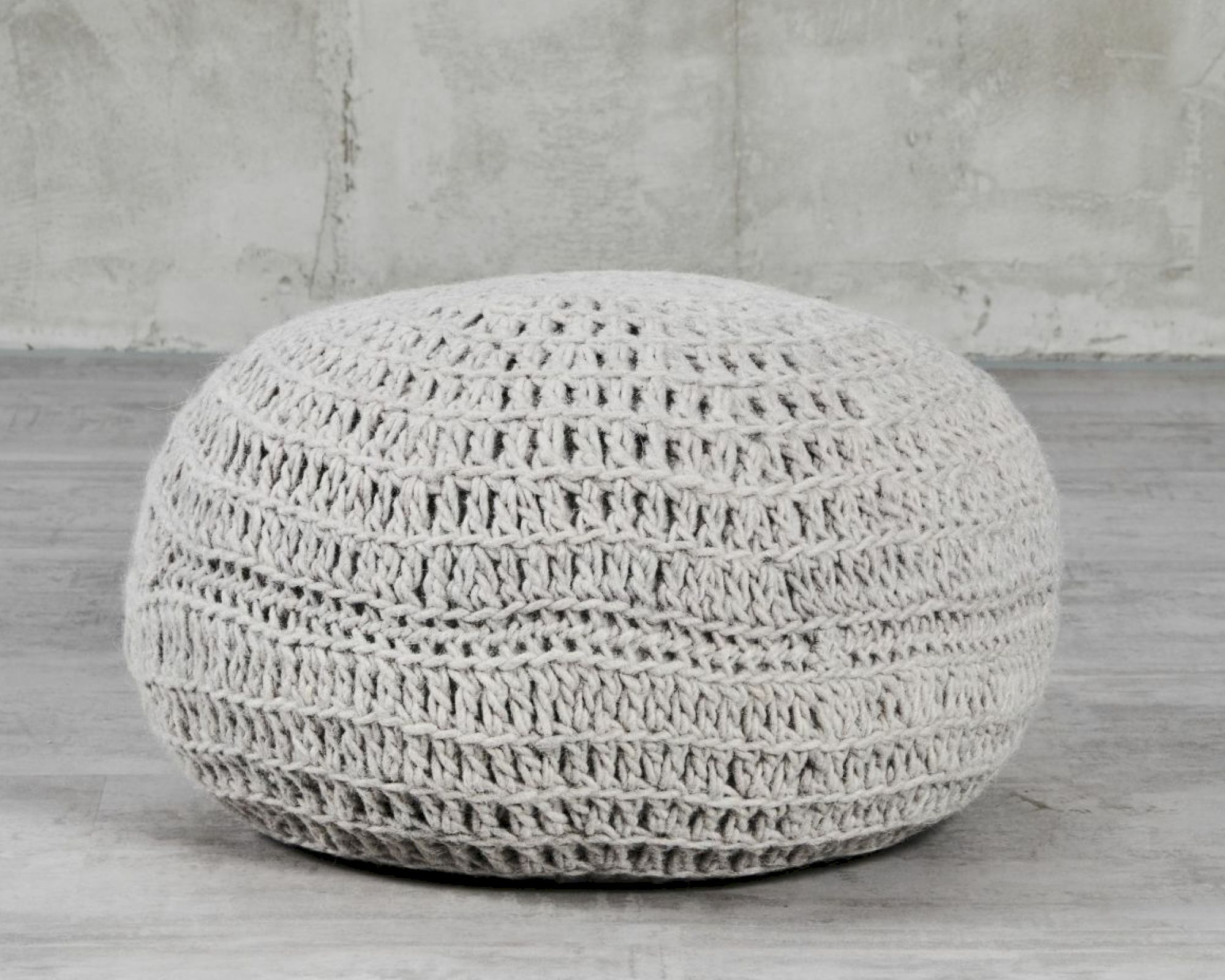 Carla & Marge »Pibala« Pouf Silver Grey