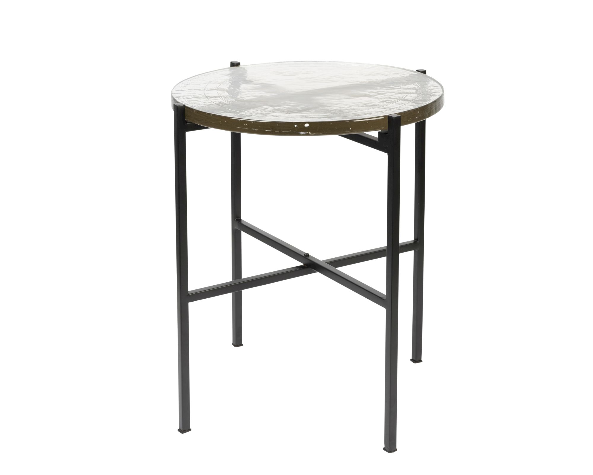 Dutchbone »Vidro« Beistelltisch in schwarz 40x45 cm