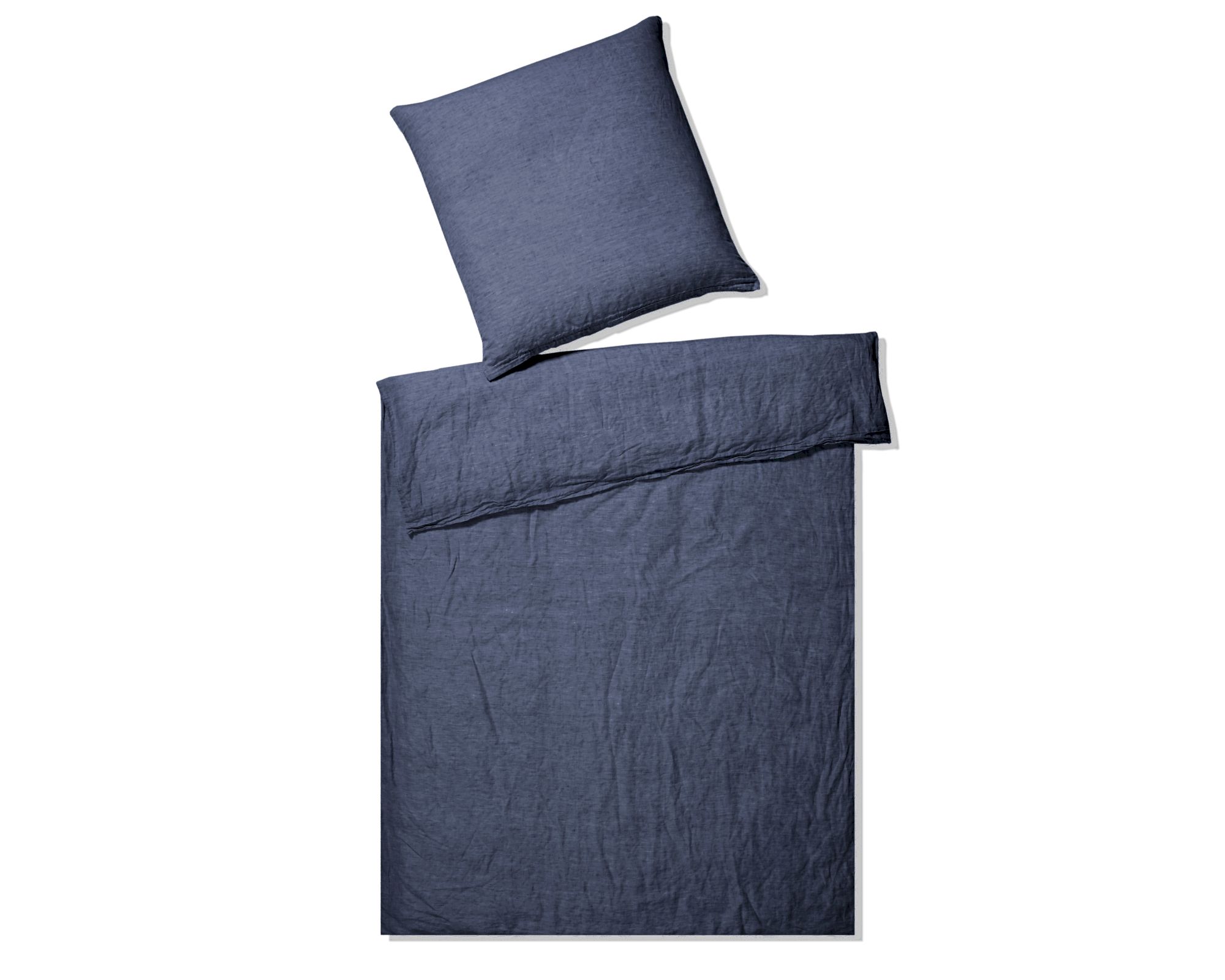 Elegante Casual Bettwäsche »Breeze« Marine 7038-220 Kissen 80x80 cm
