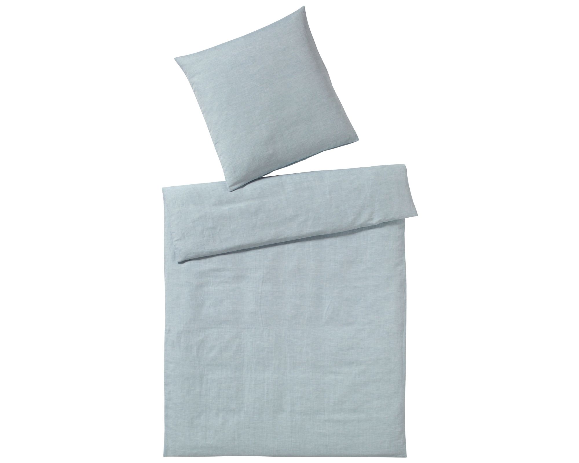 Elegante Casual Leinen Bettwäsche »Pure« Pastellgrün 7062-444 Kissen 40x80 cm