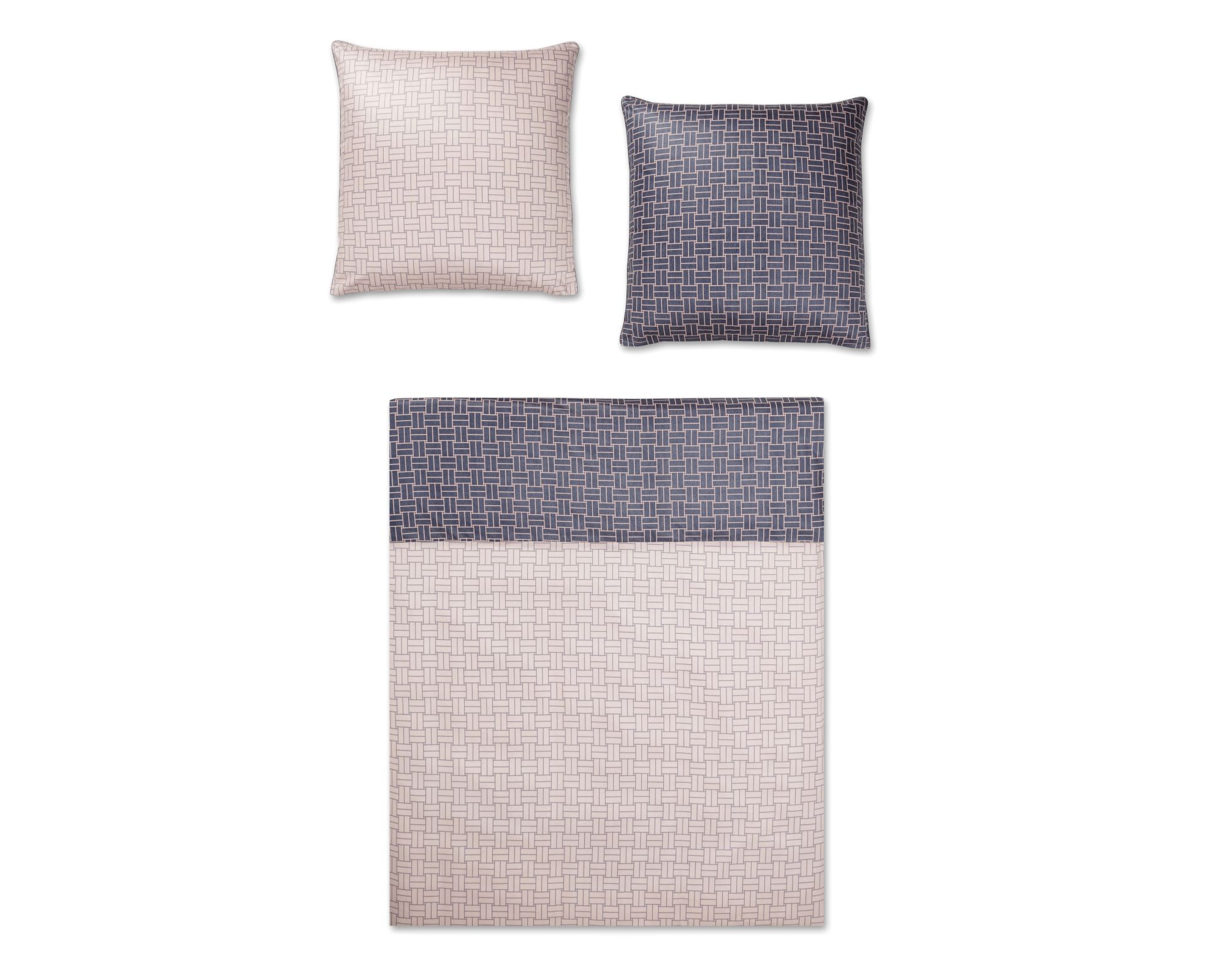 Elegante Comfort-Satin Bettwäsche »Connect« 2201-01 – erhältlich in 14 Größen