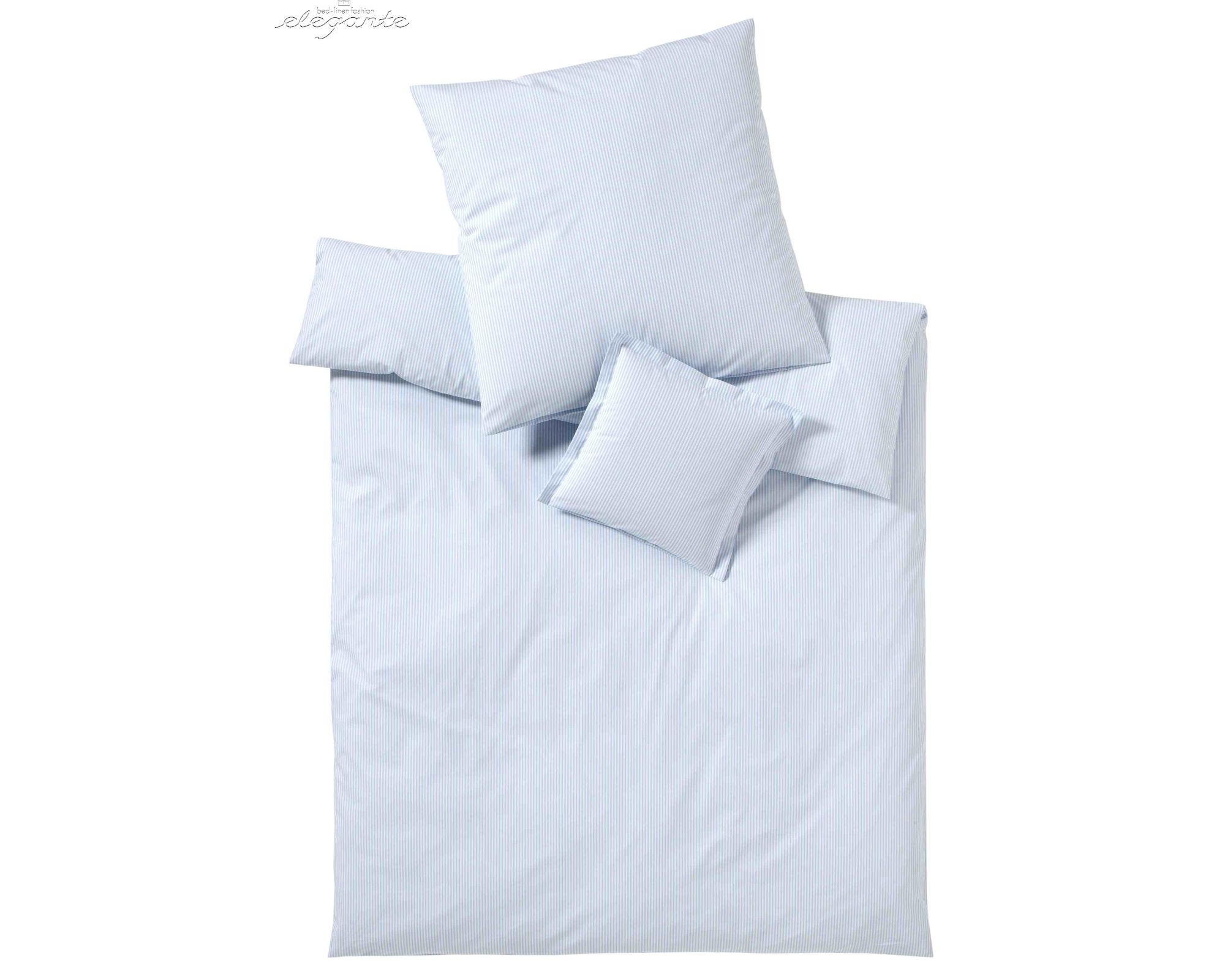 Elegante Perkal Bettwäsche »Classico« Hellblau 7023-20 Kissen / 40x40 cm
