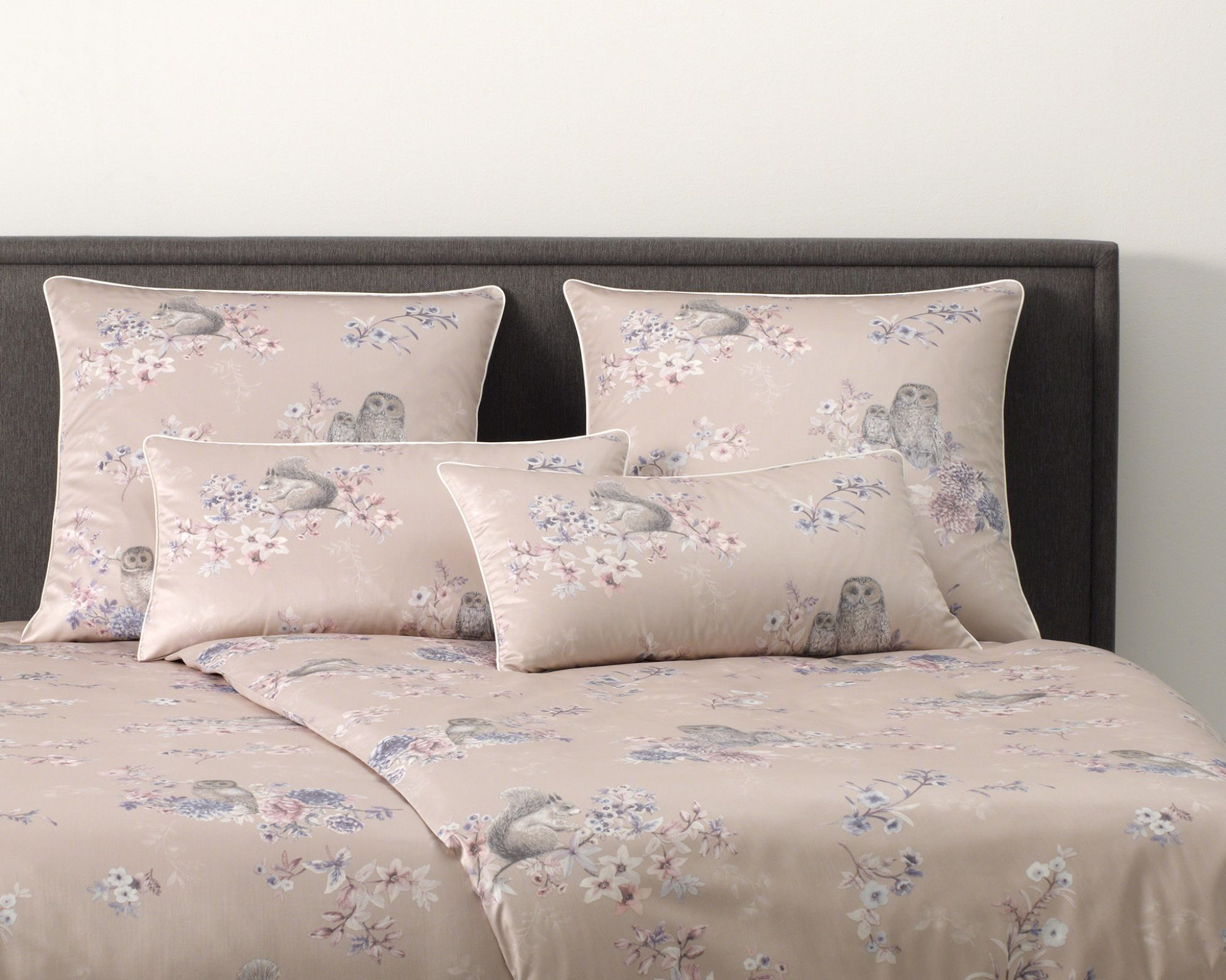 Elegante Satin Bettwäsche »Woodnight« 2195-1 – erhältlich in 12 Größen