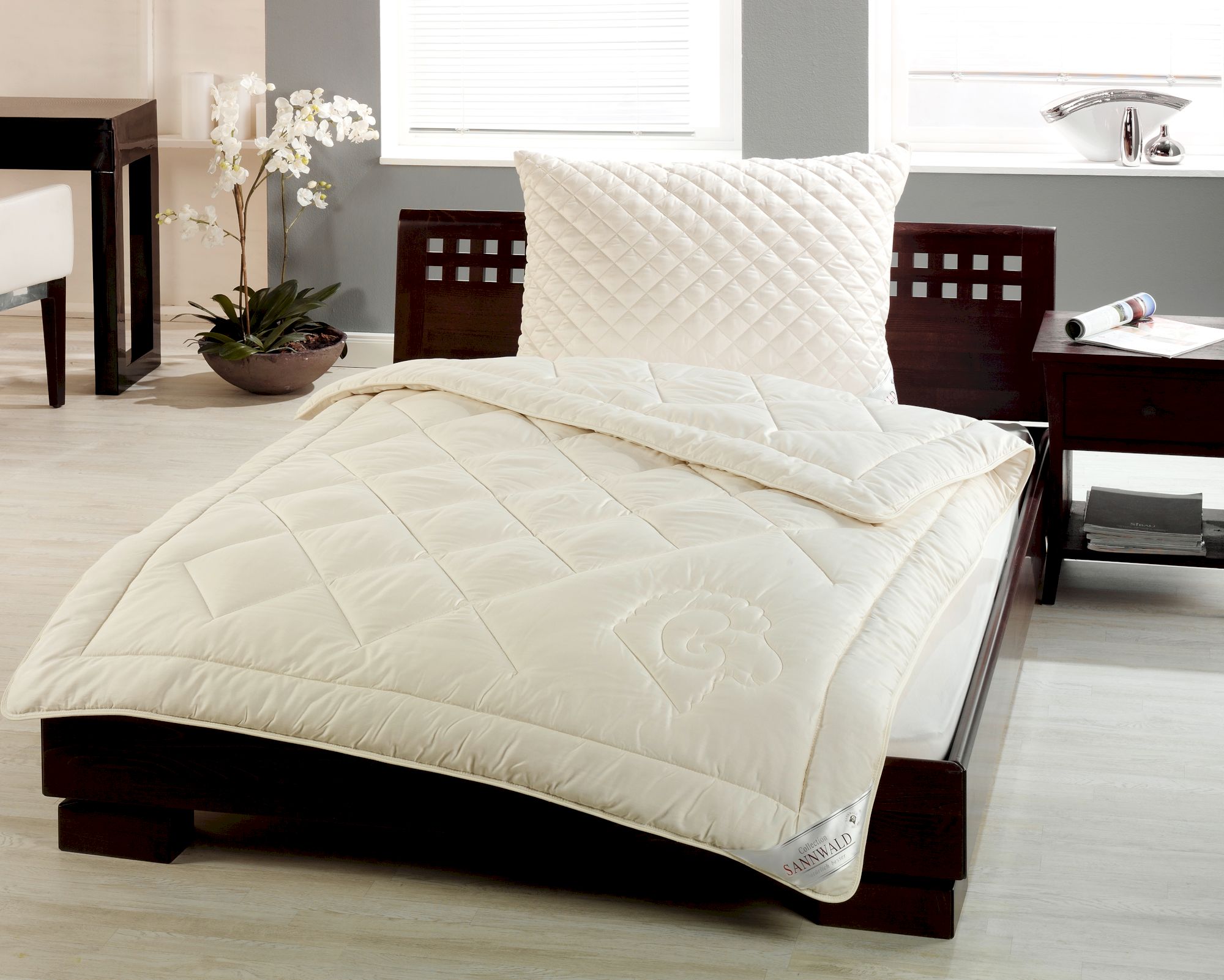 Frankenstolz »Sannwald Derby« Bettdecken Duo-Steppbett / 135x200 cm / 1150g