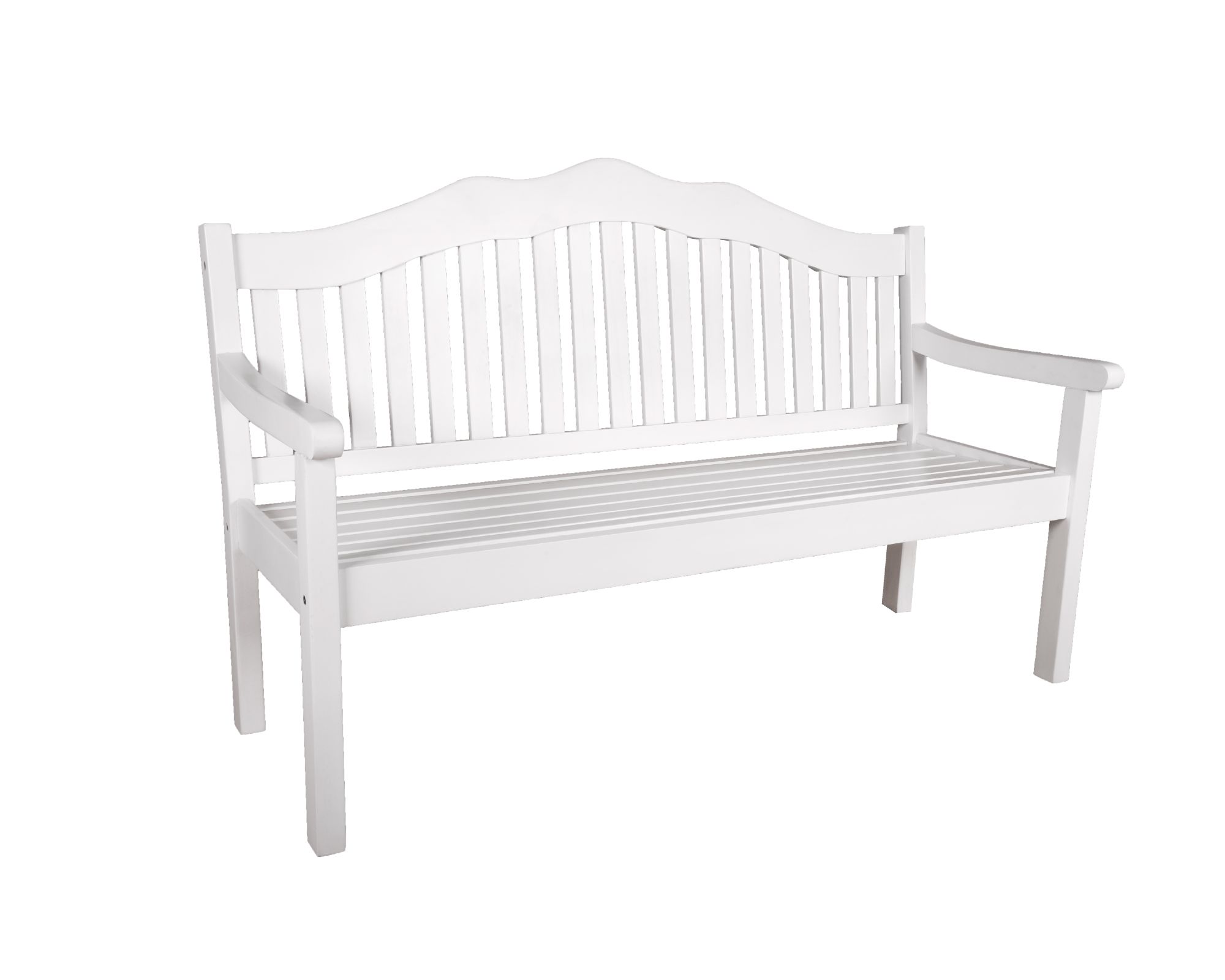 GartenZeit »Austin« Bank white washed Eukalyptus FSC
