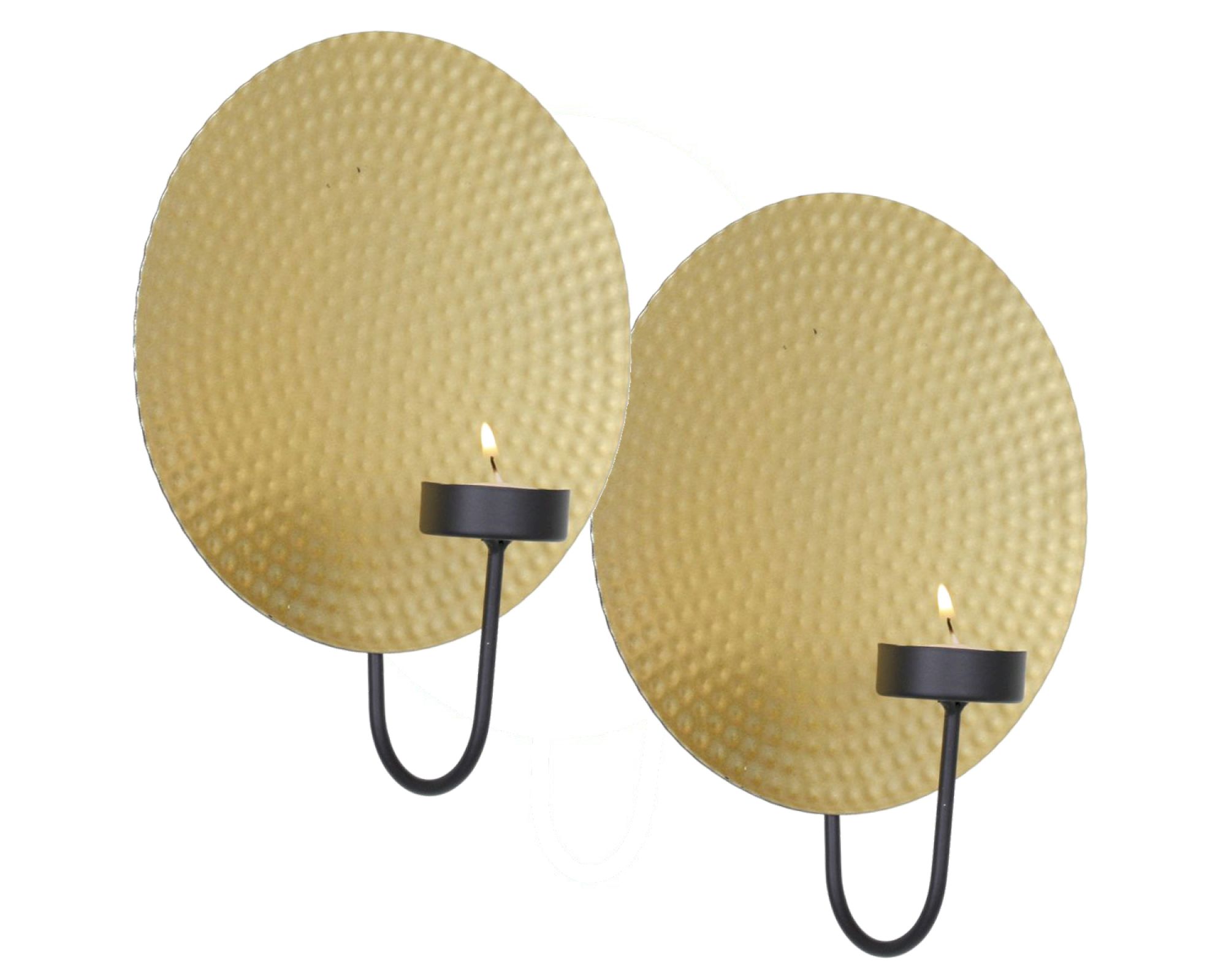 GartenZeit »Lydia« Wandkerzenhalter 2er Set aus Metall