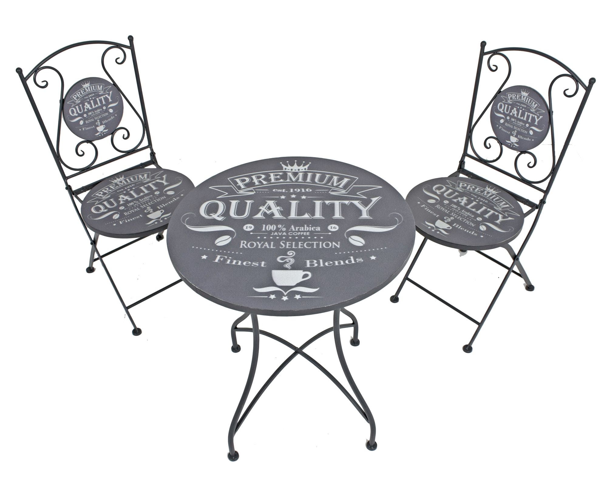 GartenZeit »Royal« Bistro Set Metall