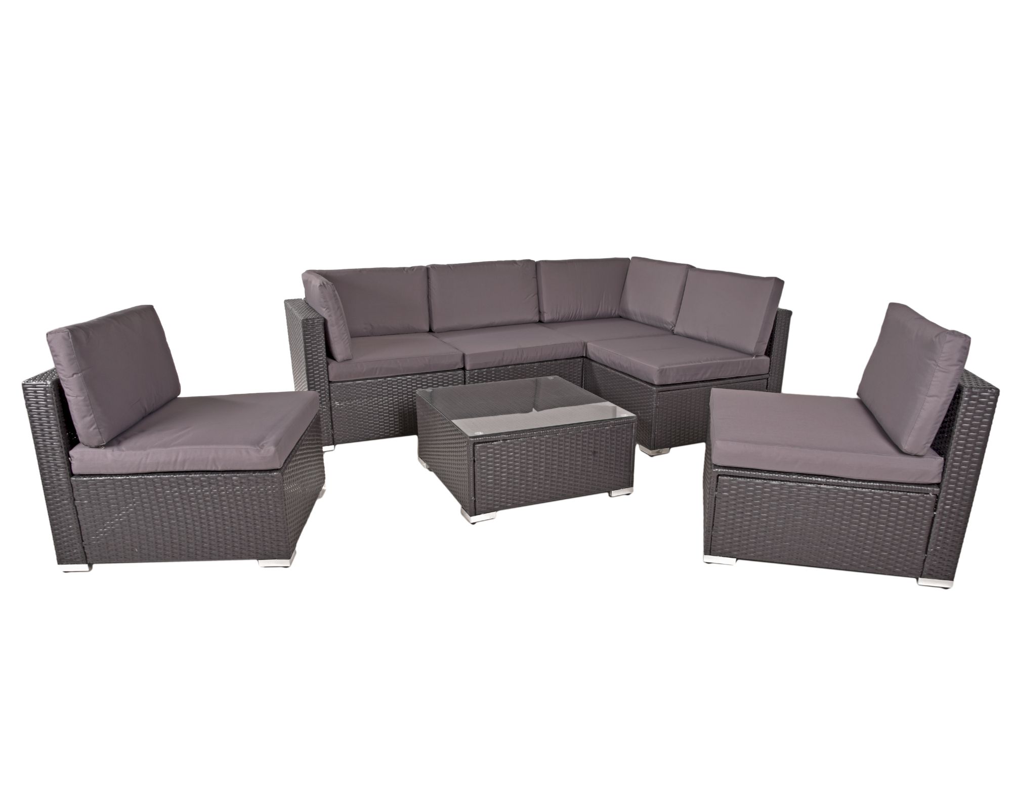 GartenZeit »Sansibar« Lounge-7 Teilig 7 - Teilig