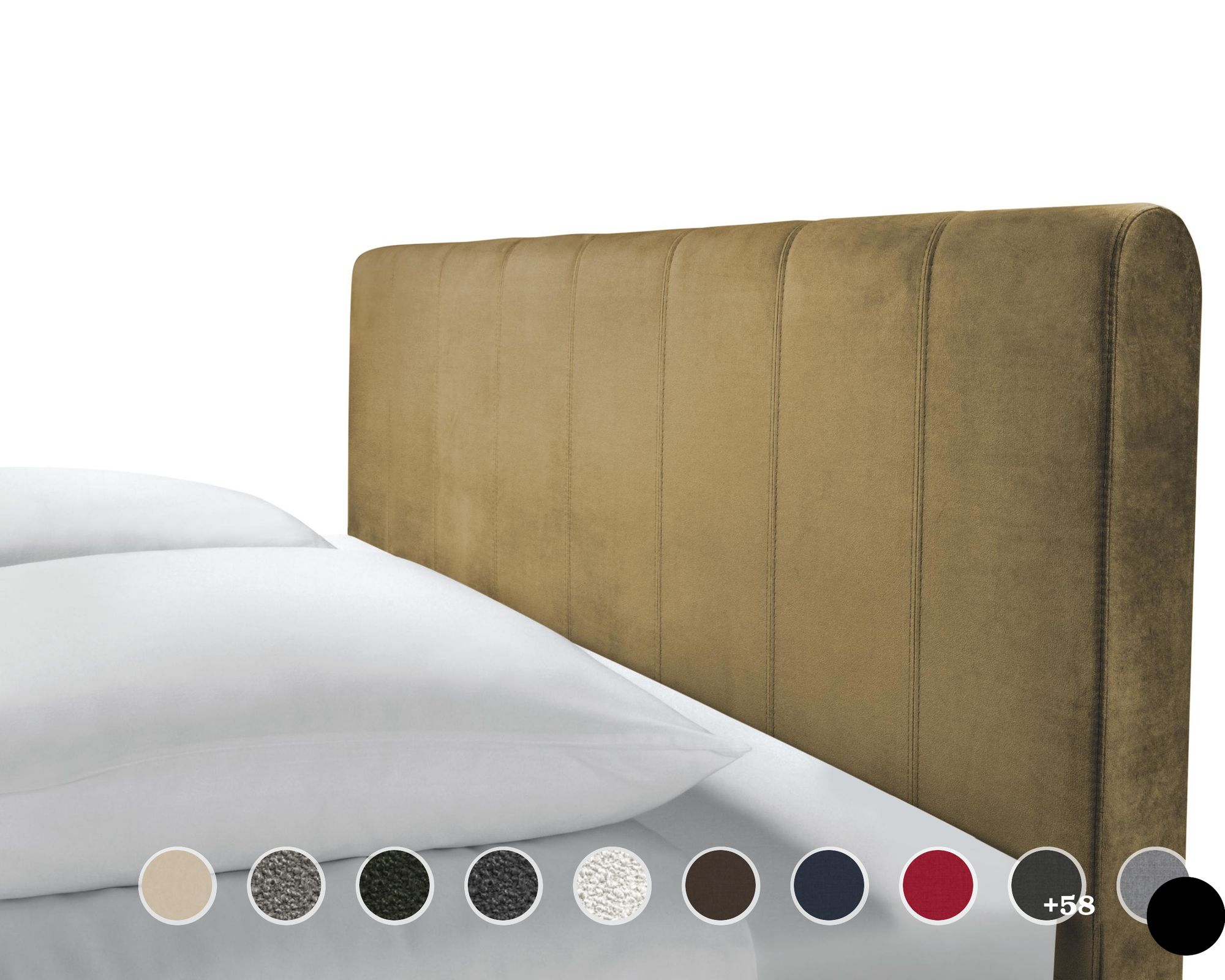 Hasena Dream-Line Kopfteil Kimo 160 cm / Casual sahara