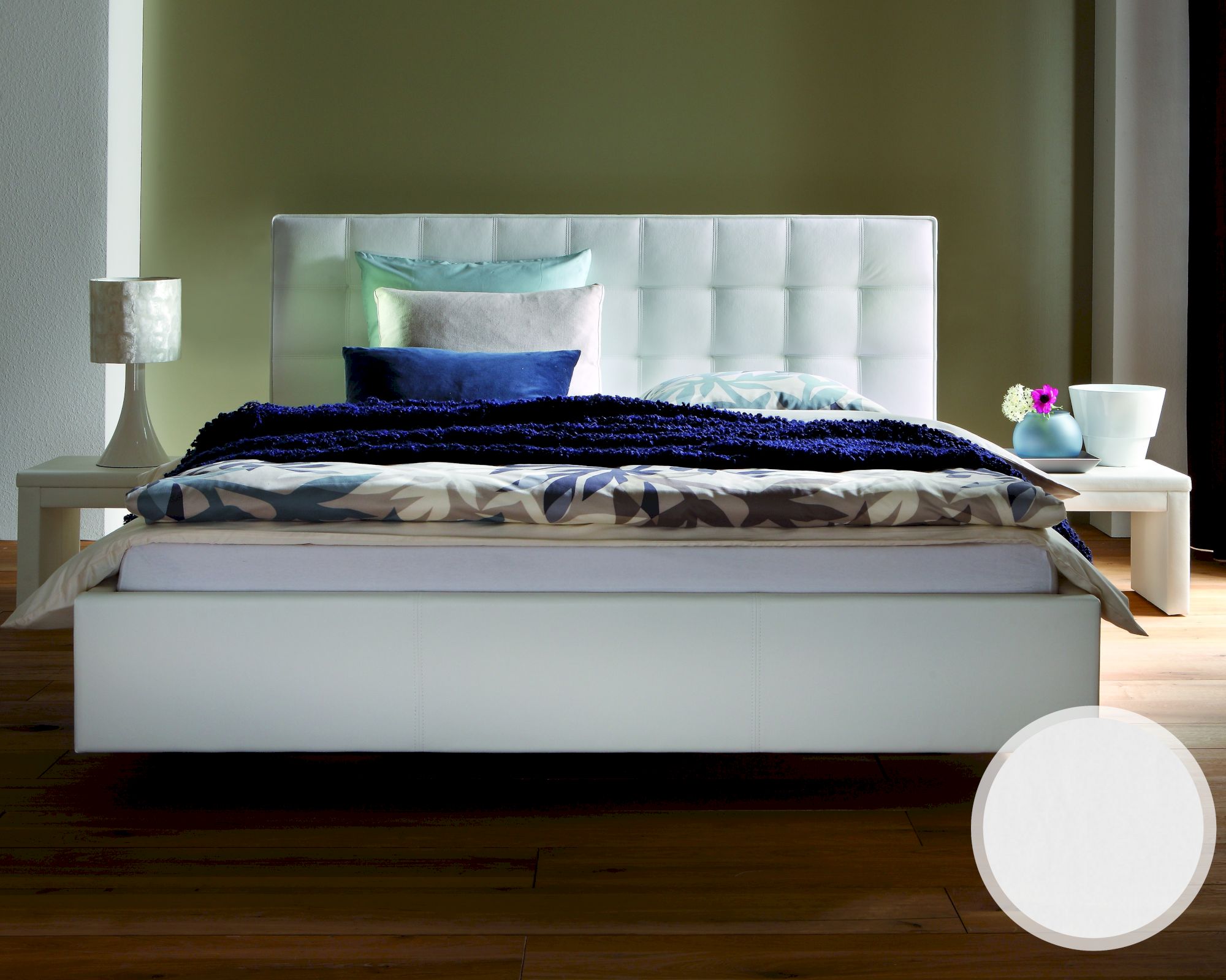 Hasena Dream-Line Polsterbett Apro/Zoja/Vilo 160x200 cm / Casual blanc 372