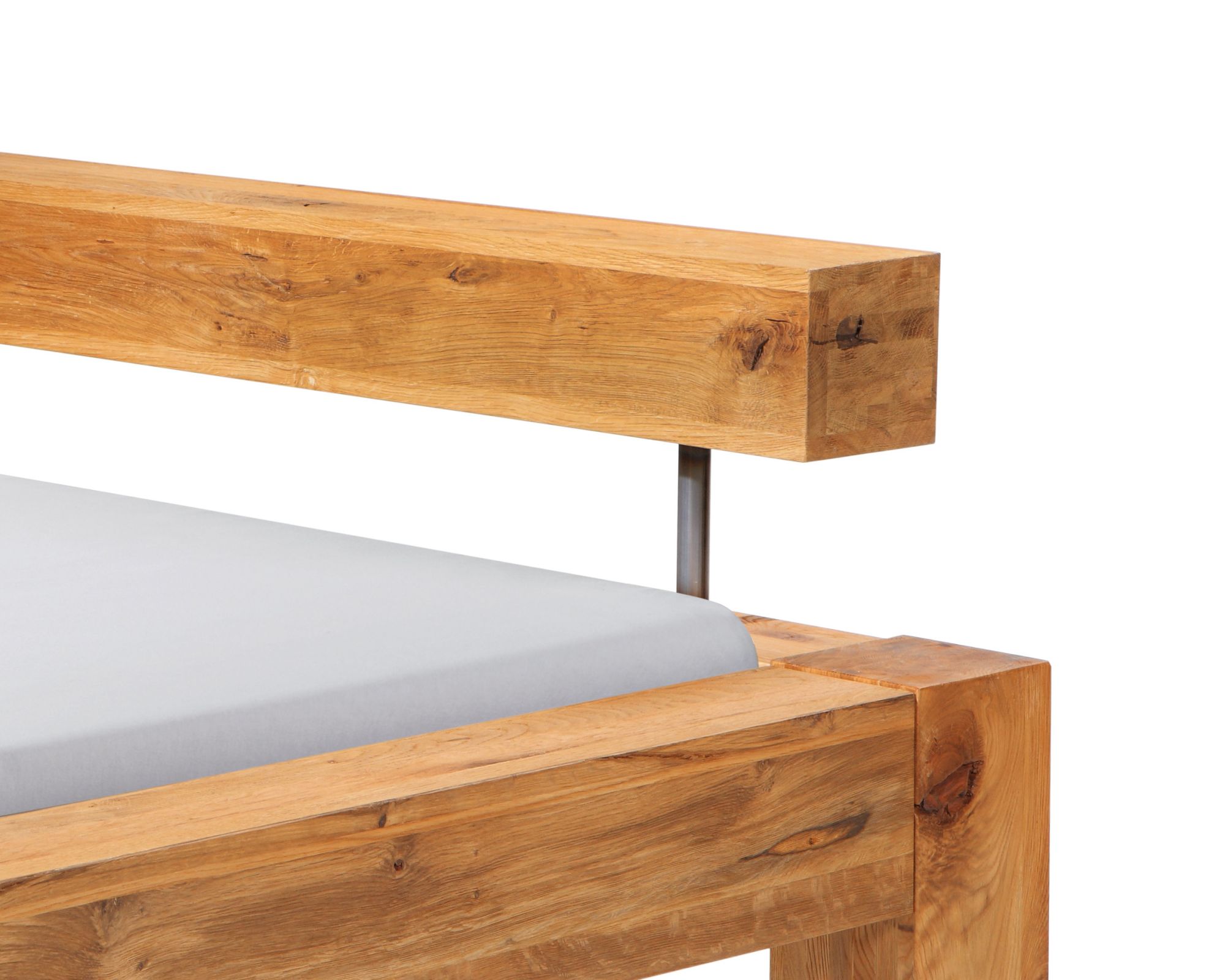 Hasena Oak-Line Wild Kopfteil Balco 180/200 cm / Wildeiche natur, gebürstet, geölt