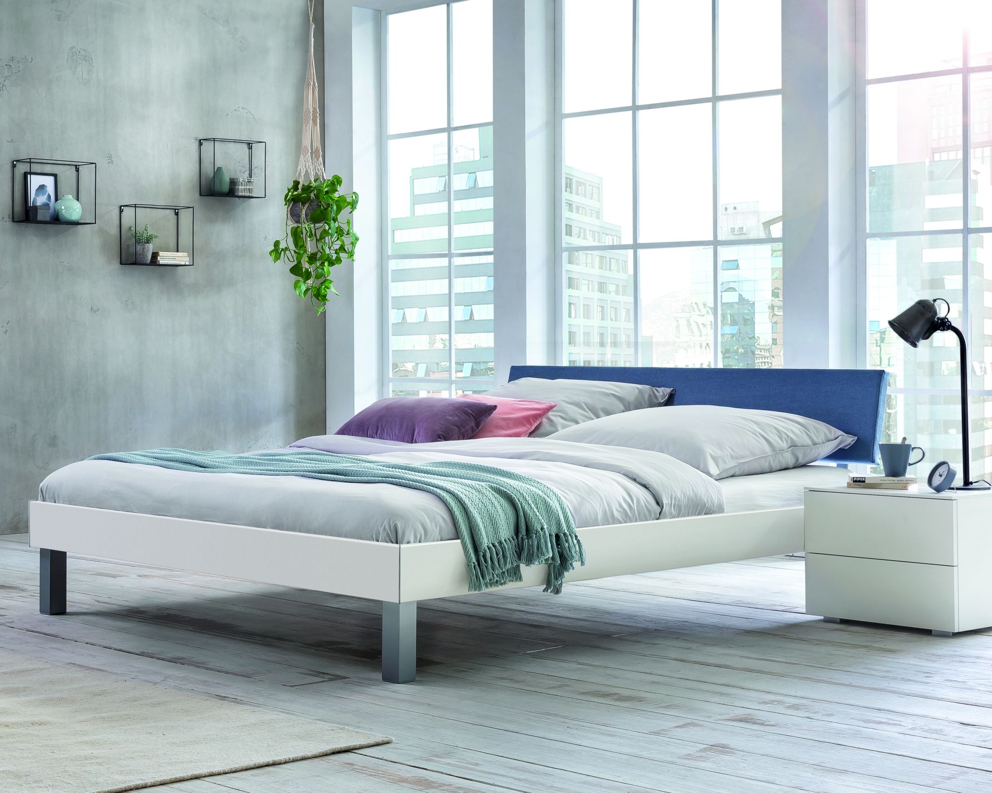 Hasena Movie-Line Bett Star Caro/Lecco 180x200 cm / Walnuss HN