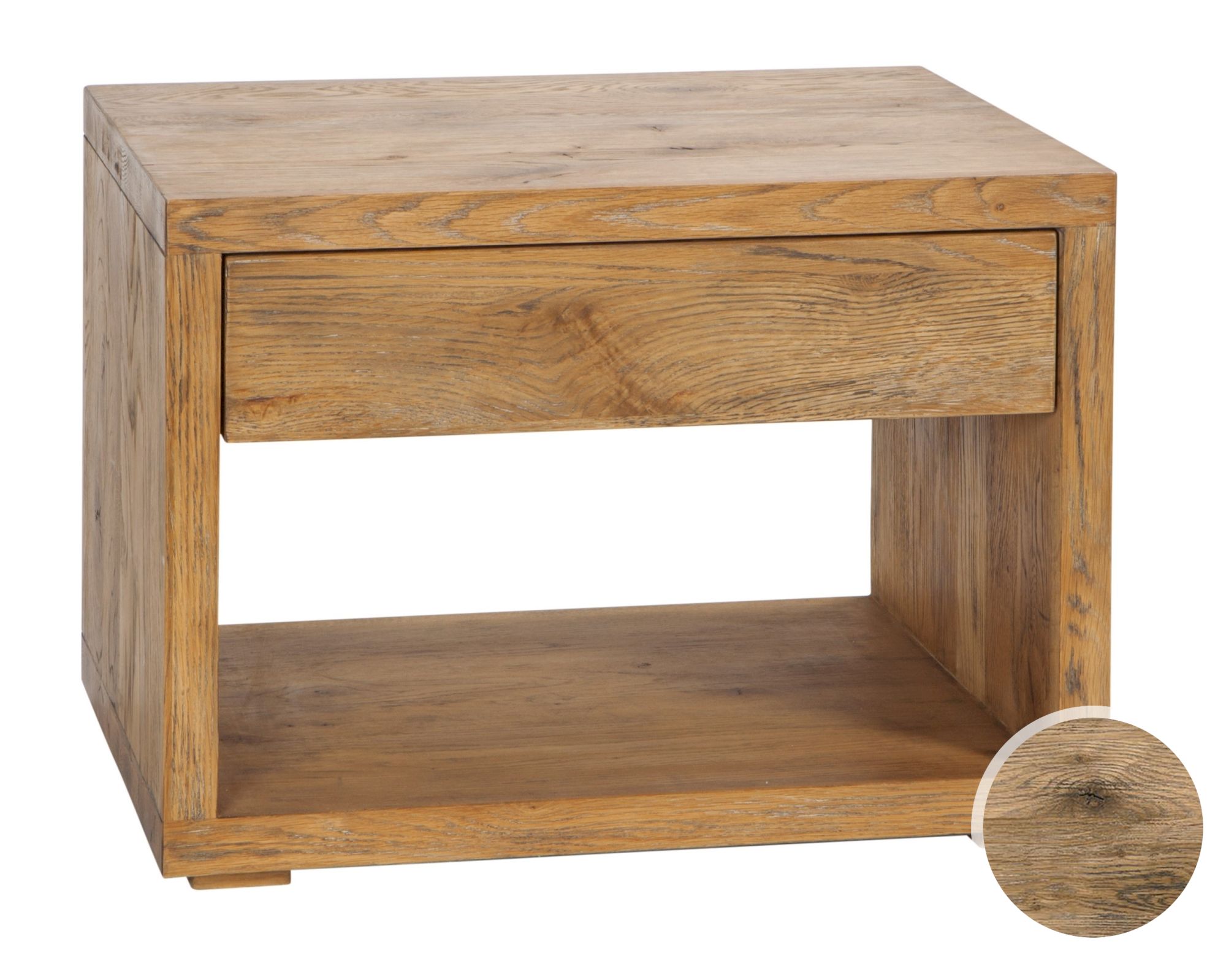 Hasena Oak-Vintage Nachttisch Cubo Wildeiche Vintage natur
