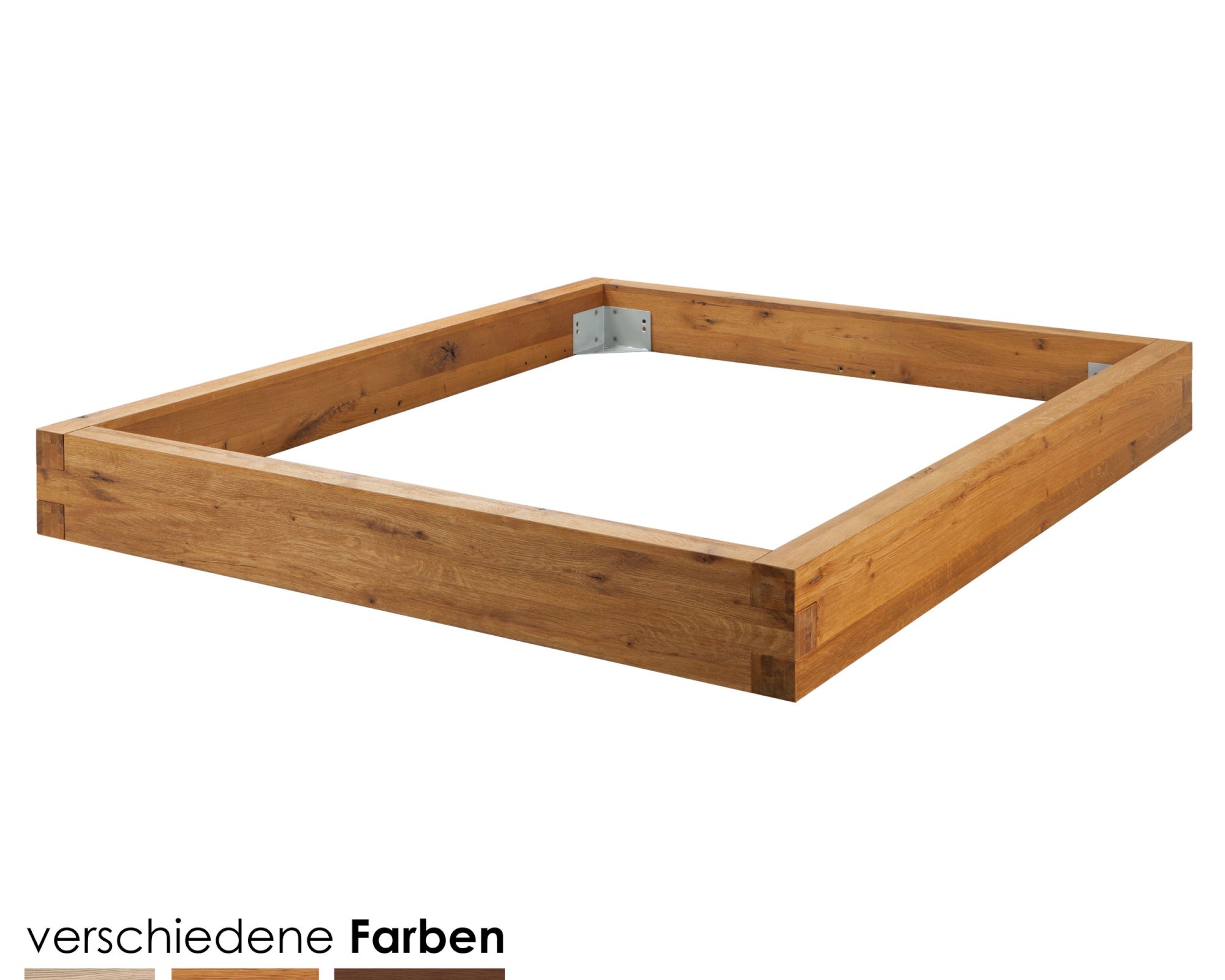 Hasena Oak-Line Wild Bettrahmen Pilatus 23 Wildeiche 200x210 cm natur