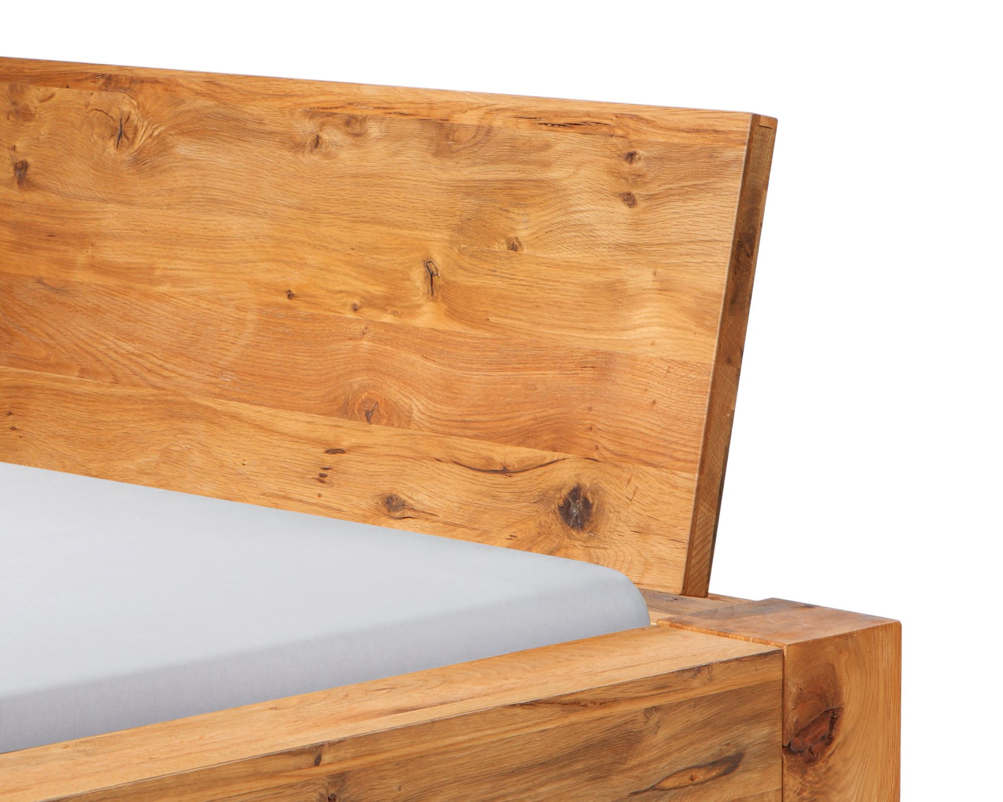 Hasena Oak-Line Wild Kopfteil Sion Wildeiche 160 cm / Wildeiche vintage natur, geölt